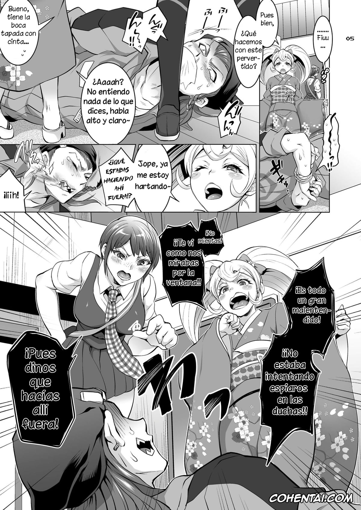 Danganronpa xxx, Hiyoko Saionji xxx, Kazuichi Soda xxx, Mahiru Koizumi xxx, Gyakushuu! Otoko no Maron (Super Danganronpa 2), pagina 4