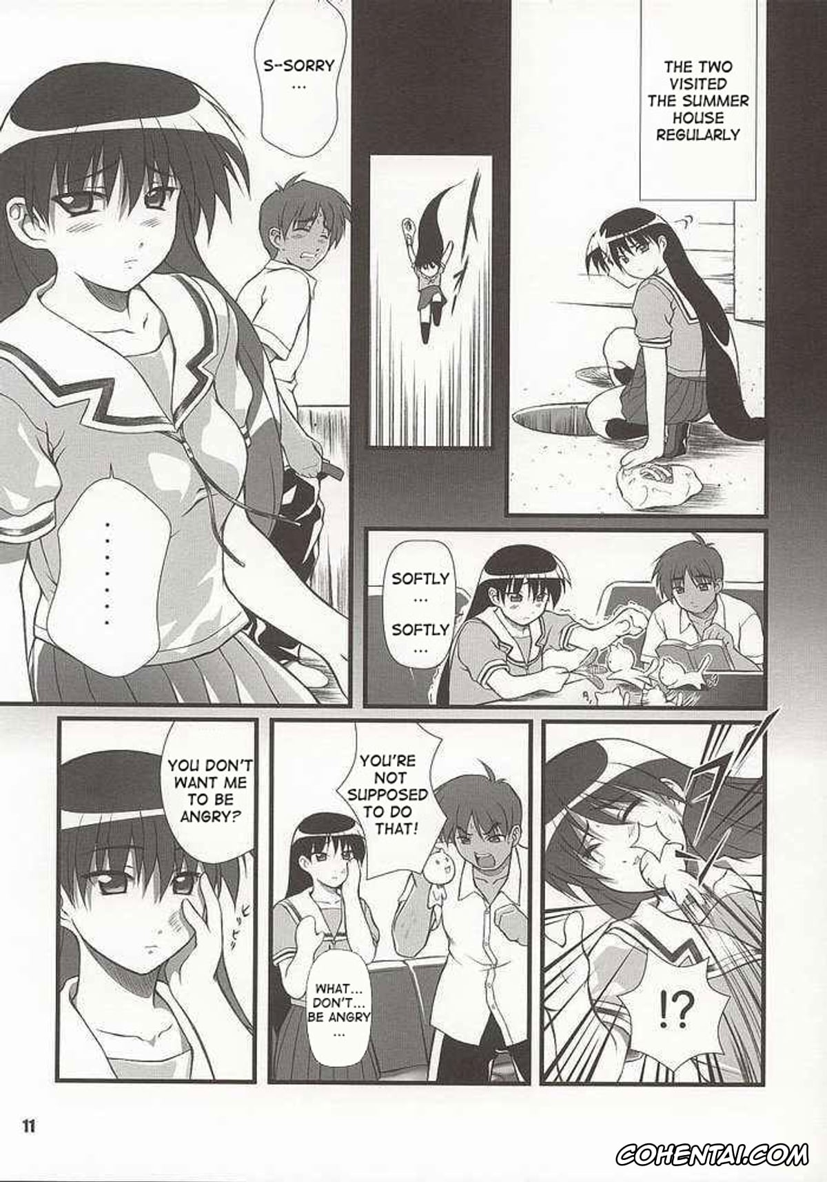 Azumanga Daioh porno, Sakaki porno, Nyangirass Daioh (Azumanga Daioh), pagina 8