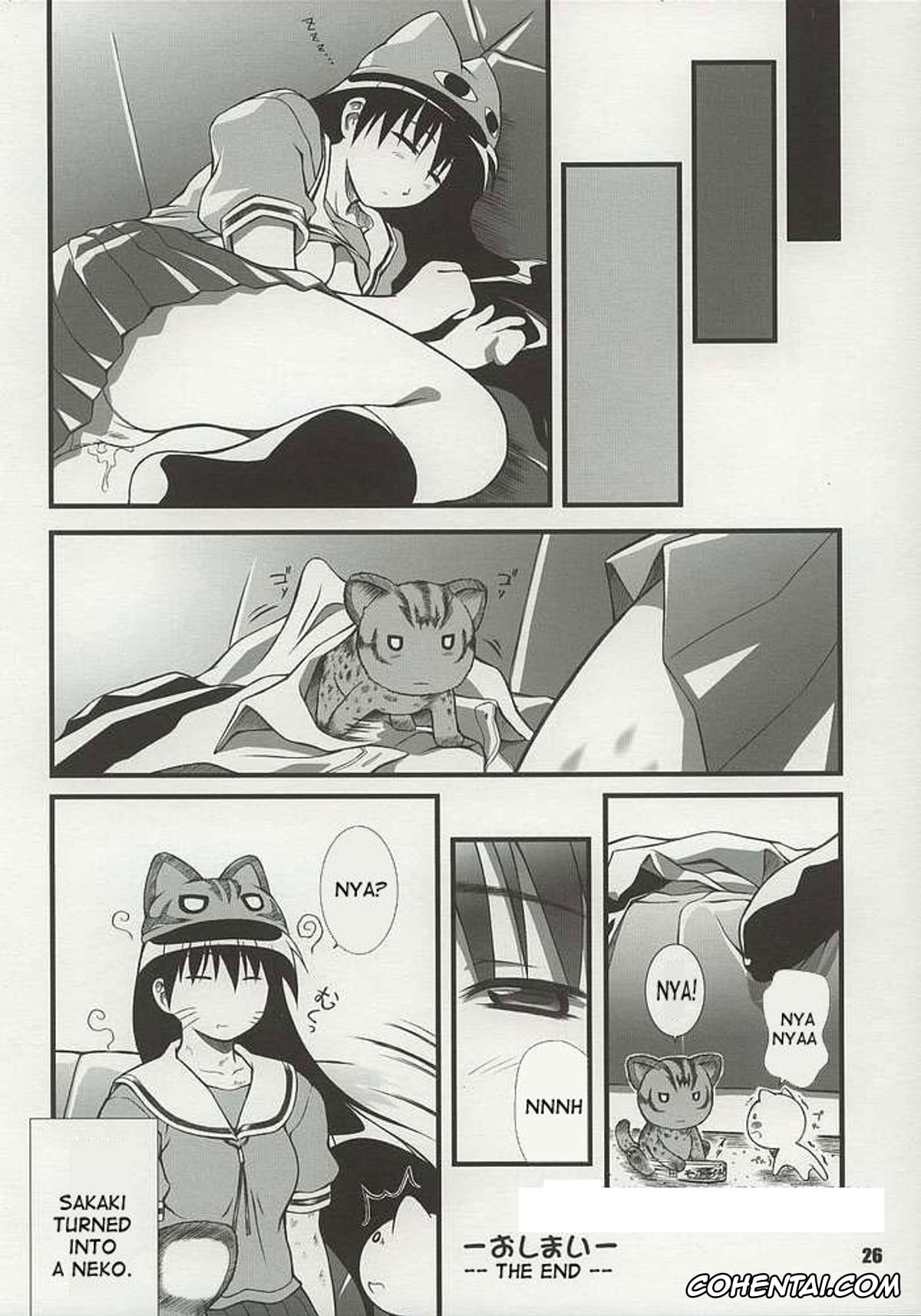 Azumanga Daioh porno, Sakaki porno, Nyangirass Daioh (Azumanga Daioh), pagina 23