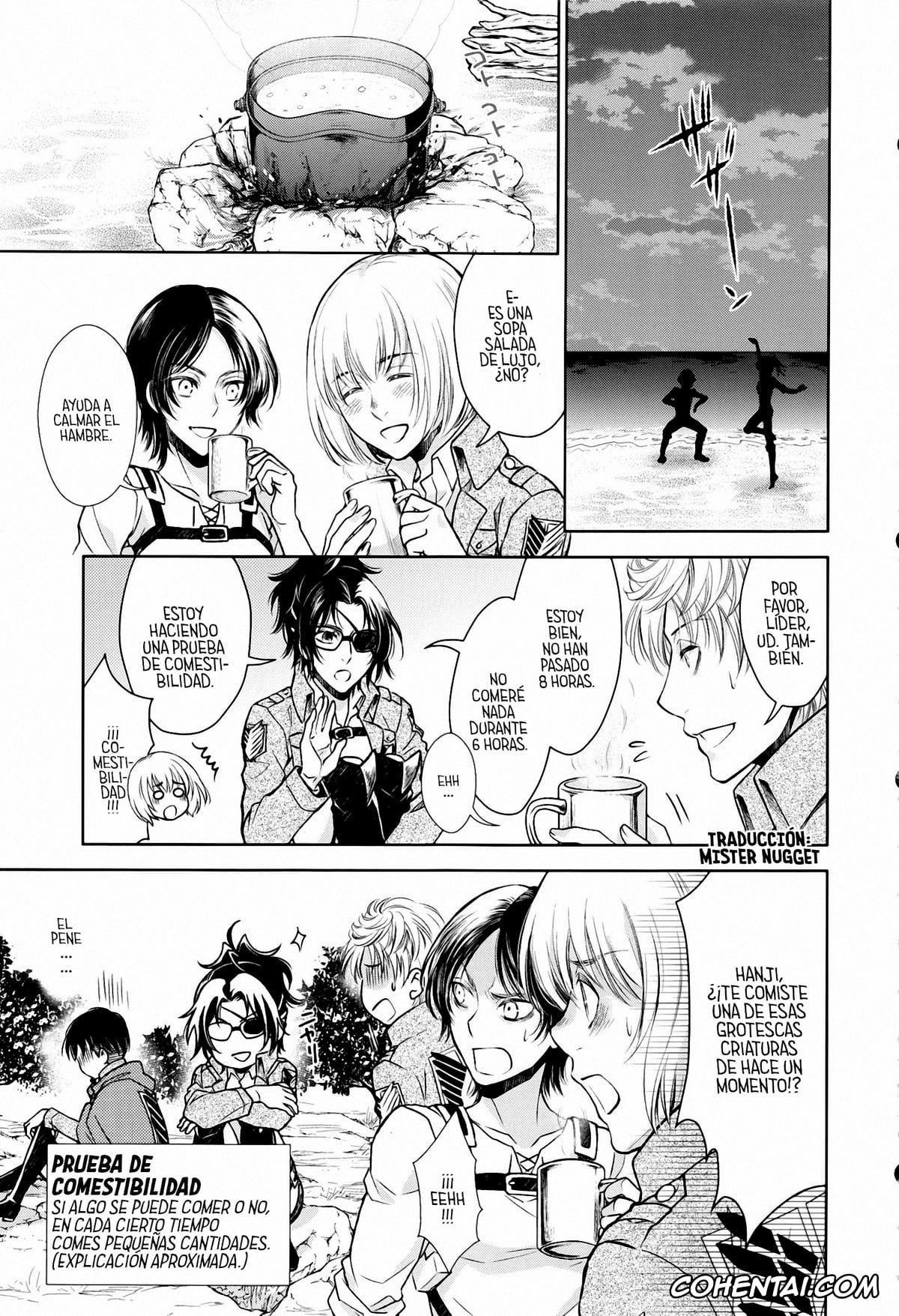 Shingeki No Kyojin | Attack On Titan porno, Hange Zoe porno, Levi Ackerman porno, Sasha Blouse porno, Uhauha ☆ Zazan (Shingeki no Kyojin), pagina 8