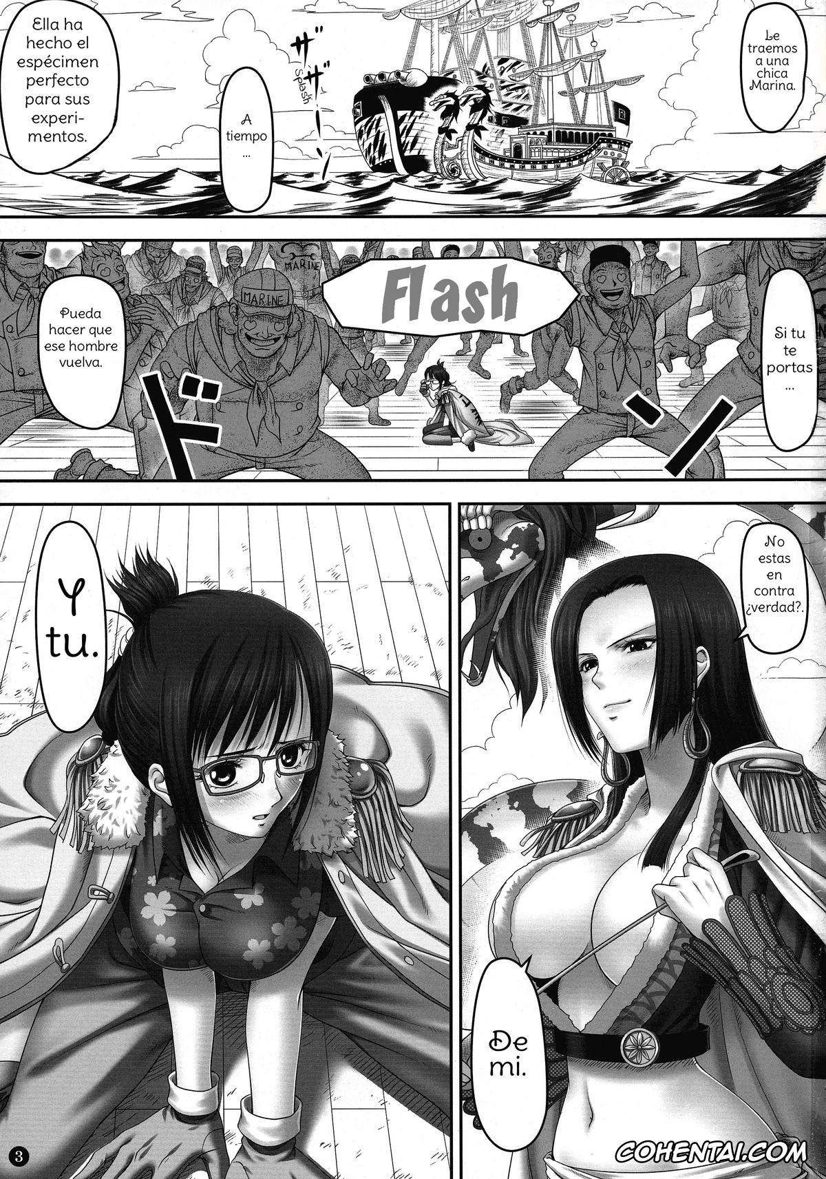 One Piece porno, Boa Hancock porno, Tashigi porno, Secret Mission (One Piece), pagina 2