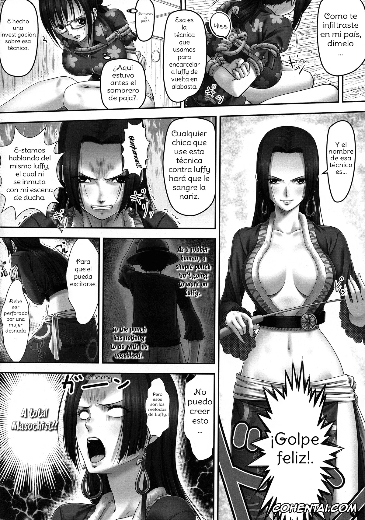 One Piece hentai, Boa Hancock hentai, Tashigi hentai, Secret Mission (One Piece), pagina 3