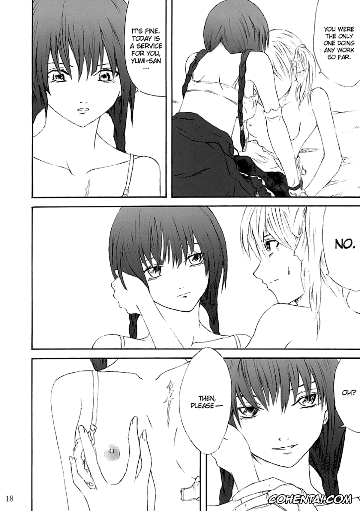 Maria-sama Ga Miteru hentai, Yoshino Shimazu hentai, Yumi Fukuzawa hentai, Ange Noir (Maria-sama ga Miteru), pagina 18