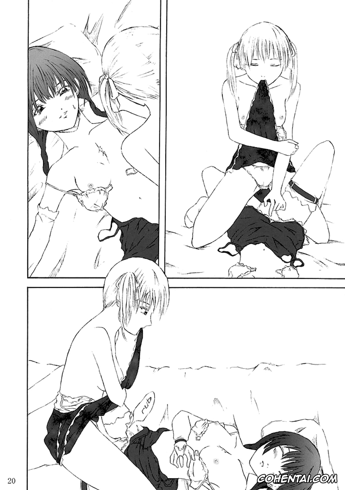 Maria-sama Ga Miteru porno, Yoshino Shimazu porno, Yumi Fukuzawa porno, Ange Noir (Maria-sama ga Miteru), pagina 20