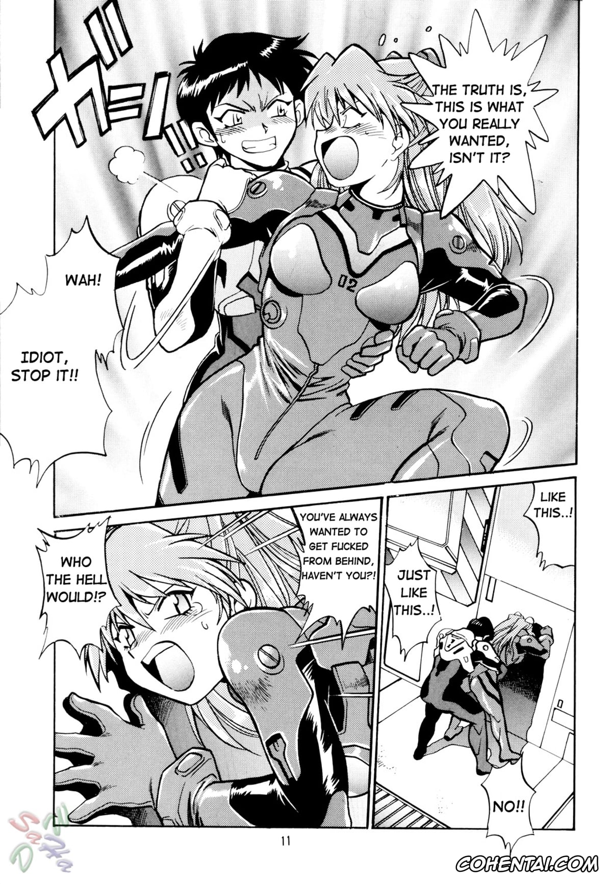 Neon Genesis Evangelion porno, Asuka Langley Soryu porno, Rei Ayanami porno, Shinji Ikari porno, Plug Suit Fetish (Neon Genesis Evangelion), pagina 11