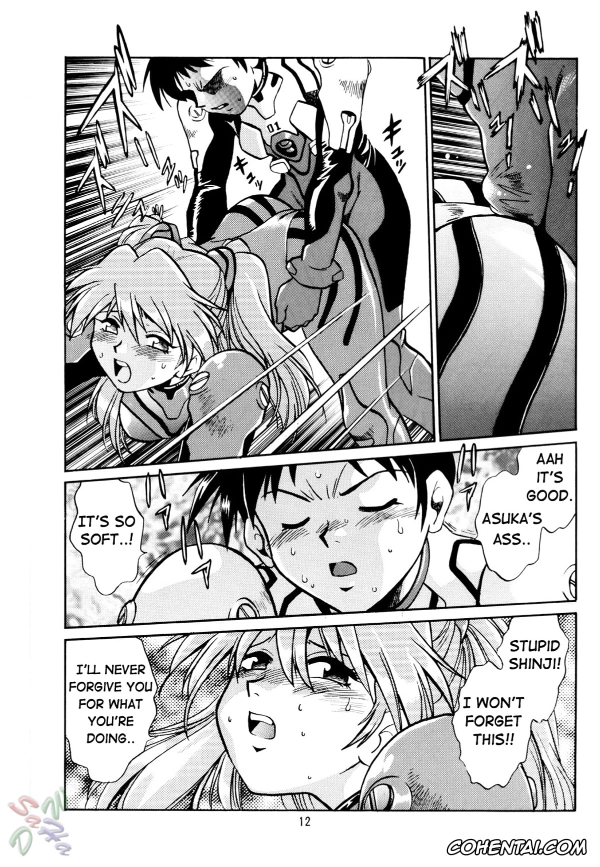 Neon Genesis Evangelion hentai, Asuka Langley Soryu hentai, Rei Ayanami hentai, Shinji Ikari hentai, Plug Suit Fetish (Neon Genesis Evangelion), pagina 12