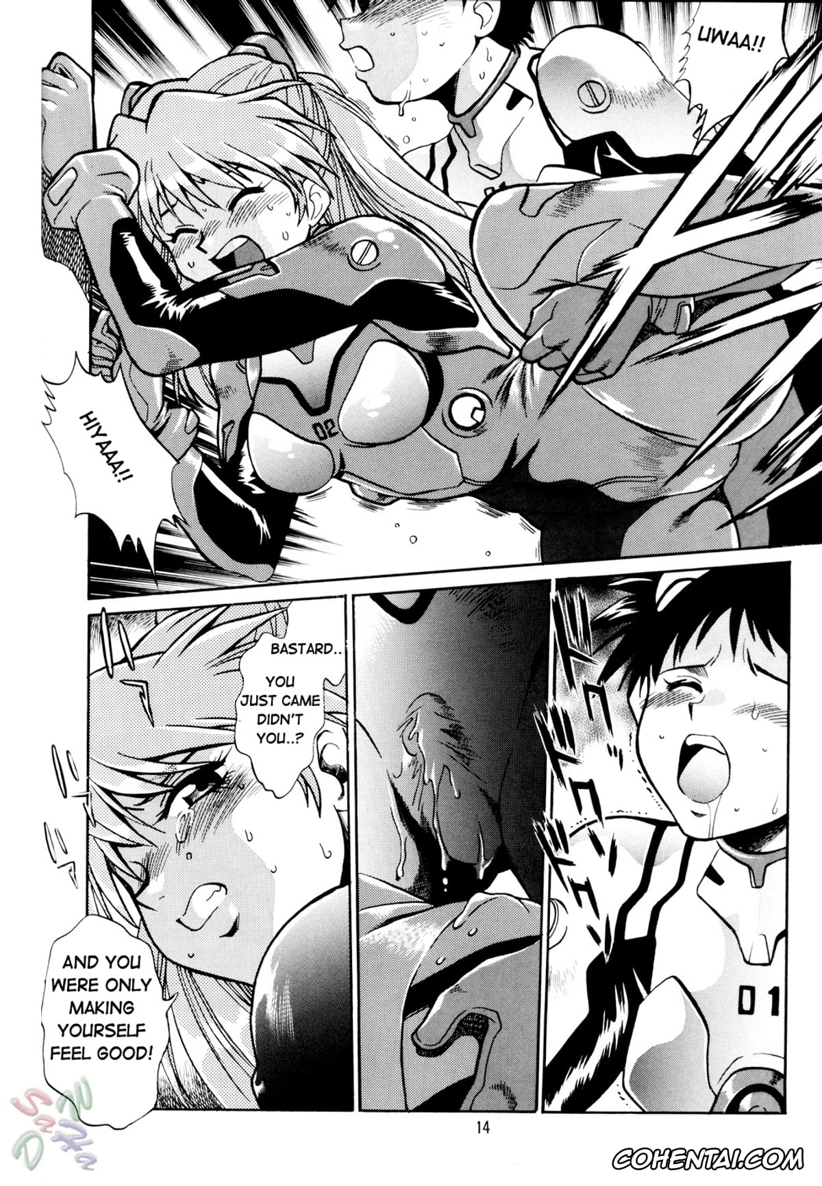 Neon Genesis Evangelion porno, Asuka Langley Soryu porno, Rei Ayanami porno, Shinji Ikari porno, Plug Suit Fetish (Neon Genesis Evangelion), pagina 14