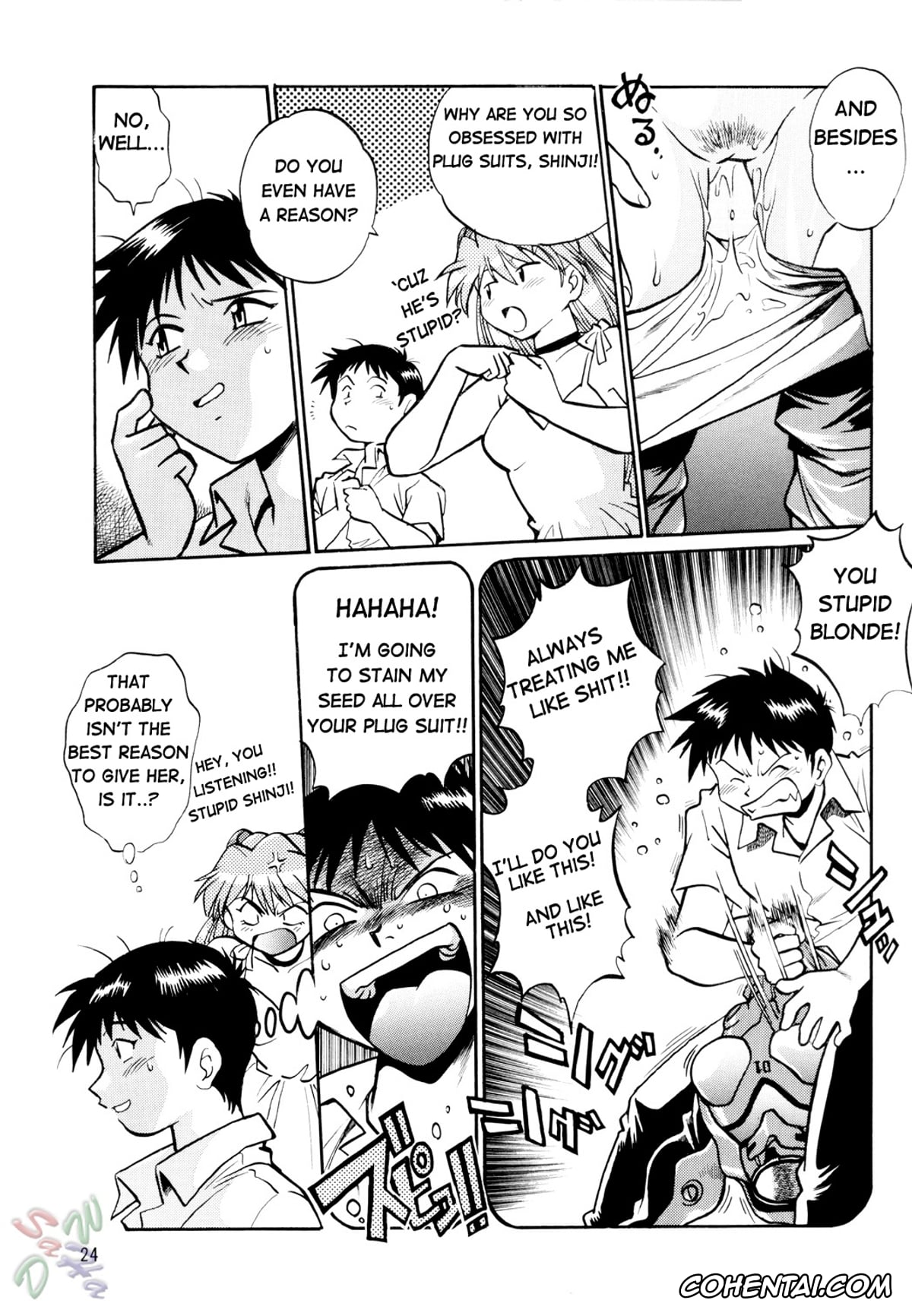 Neon Genesis Evangelion hentai, Asuka Langley Soryu hentai, Rei Ayanami hentai, Shinji Ikari hentai, Plug Suit Fetish (Neon Genesis Evangelion), pagina 24