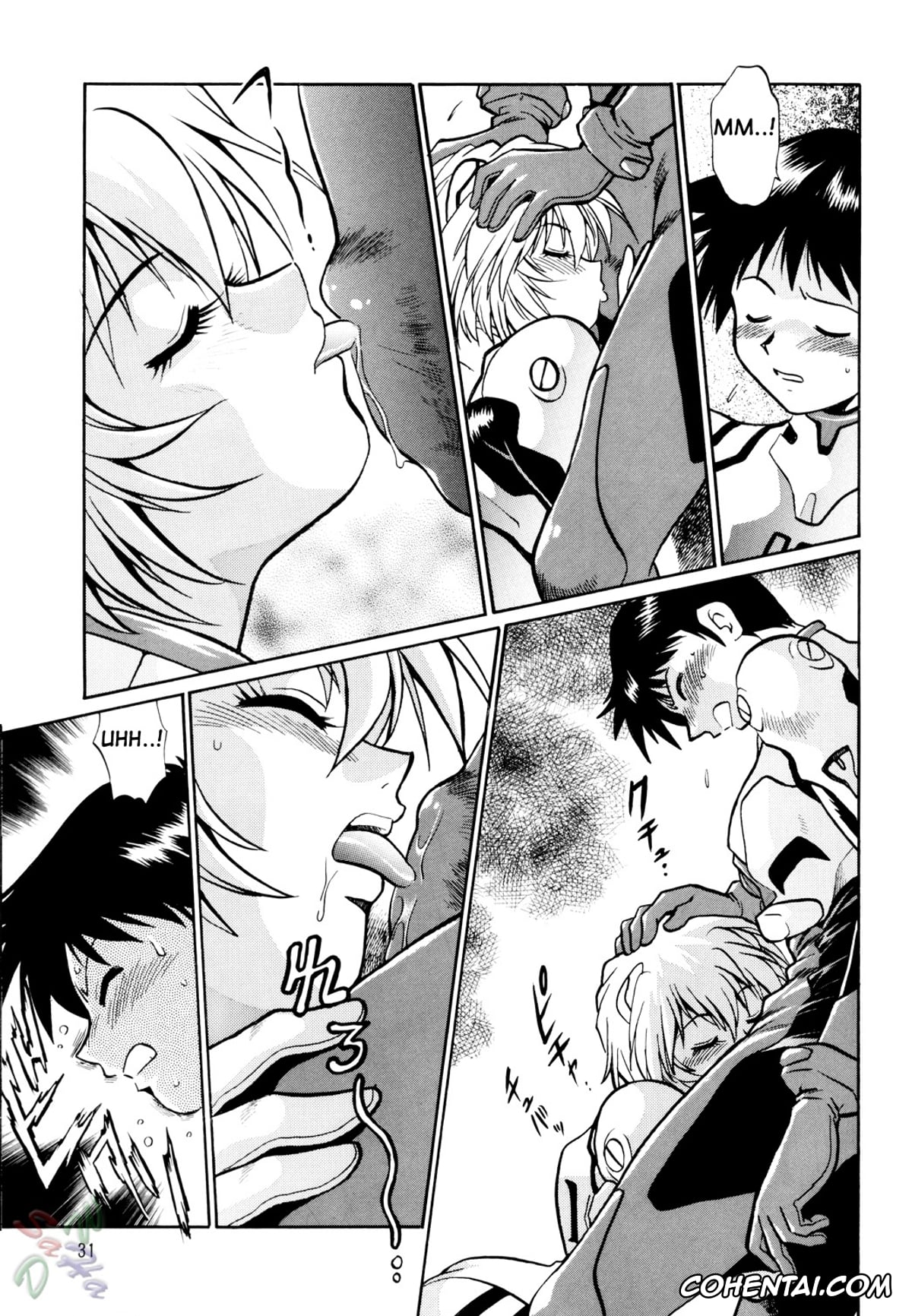 Neon Genesis Evangelion xxx, Asuka Langley Soryu xxx, Rei Ayanami xxx, Shinji Ikari xxx, Plug Suit Fetish (Neon Genesis Evangelion), pagina 31