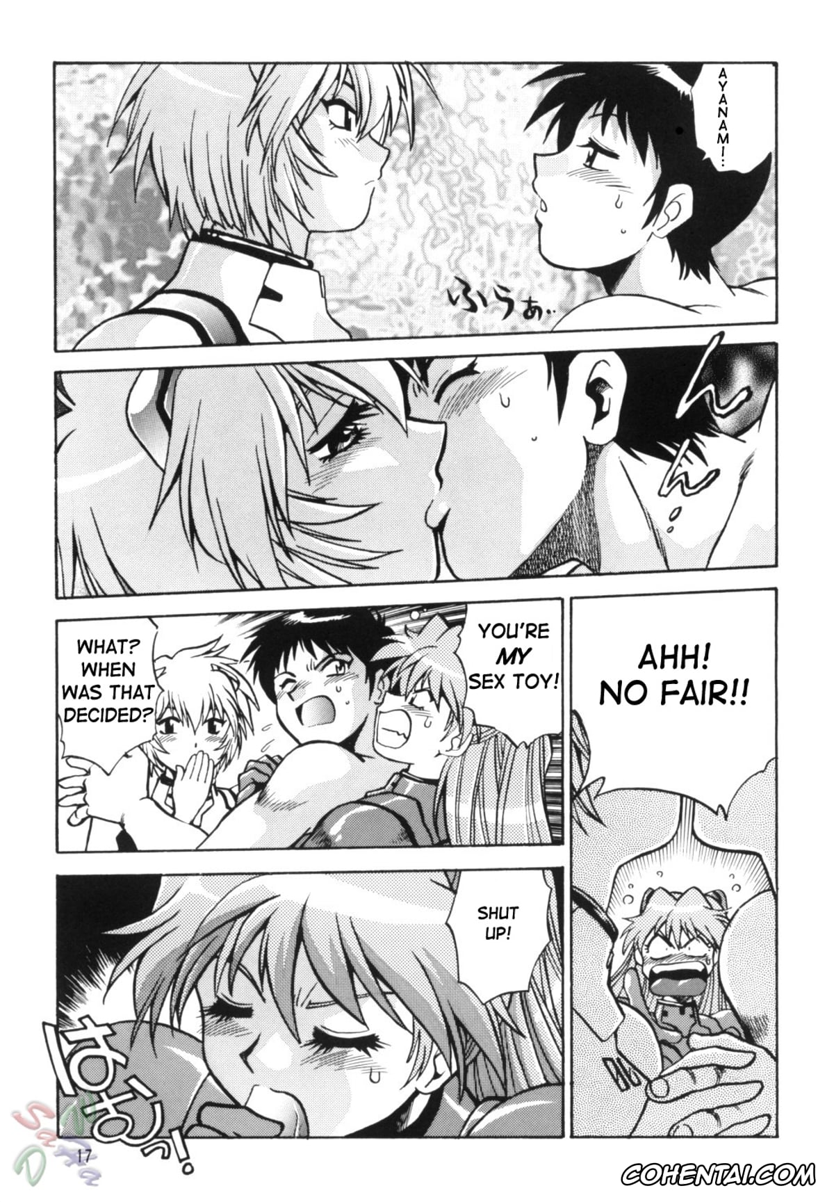 Neon Genesis Evangelion porno, Asuka Langley Soryu porno, Rei Ayanami porno, Shinji Ikari porno, Plug Suit Fetish Vol. 2 (Neon Genesis Evangelion), pagina 17