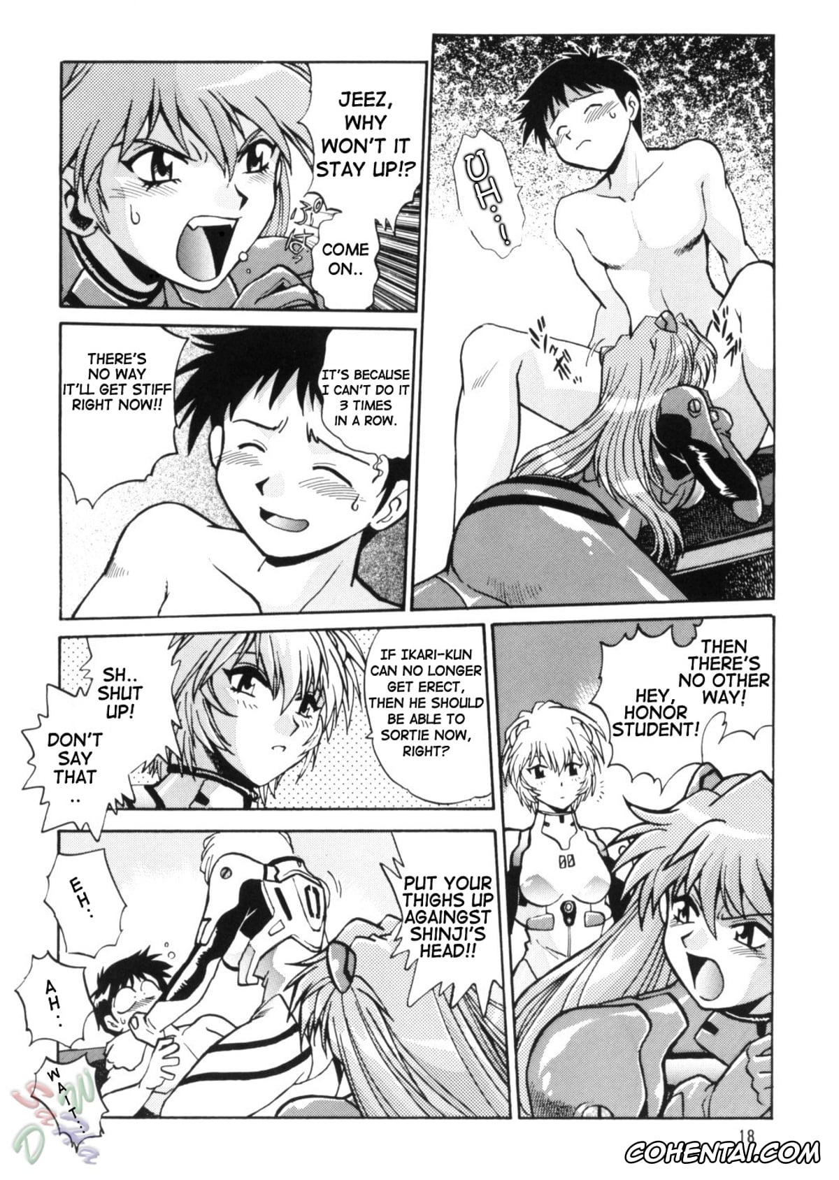 Neon Genesis Evangelion hentai, Asuka Langley Soryu hentai, Rei Ayanami hentai, Shinji Ikari hentai, Plug Suit Fetish Vol. 2 (Neon Genesis Evangelion), pagina 18
