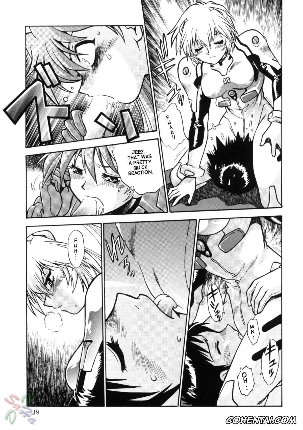 Neon Genesis Evangelion xxx, Asuka Langley Soryu xxx, Rei Ayanami xxx, Shinji Ikari xxx, Plug Suit Fetish Vol. 2 (Neon Genesis Evangelion), pagina 19