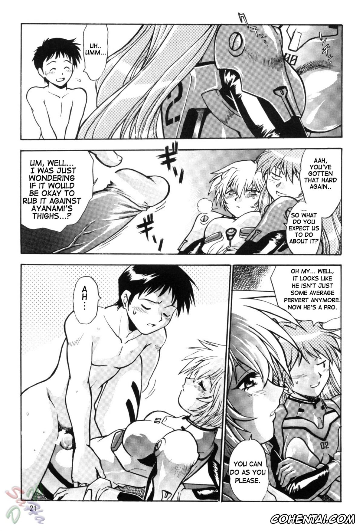 Neon Genesis Evangelion hentai, Asuka Langley Soryu hentai, Rei Ayanami hentai, Shinji Ikari hentai, Plug Suit Fetish Vol. 2 (Neon Genesis Evangelion), pagina 21