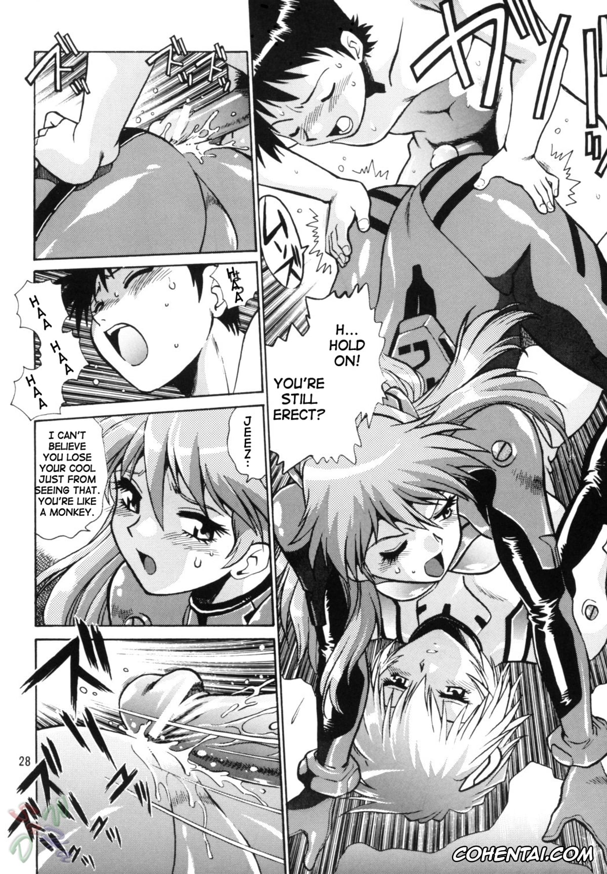 Neon Genesis Evangelion xxx, Asuka Langley Soryu xxx, Rei Ayanami xxx, Shinji Ikari xxx, Plug Suit Fetish Vol. 2 (Neon Genesis Evangelion), pagina 28