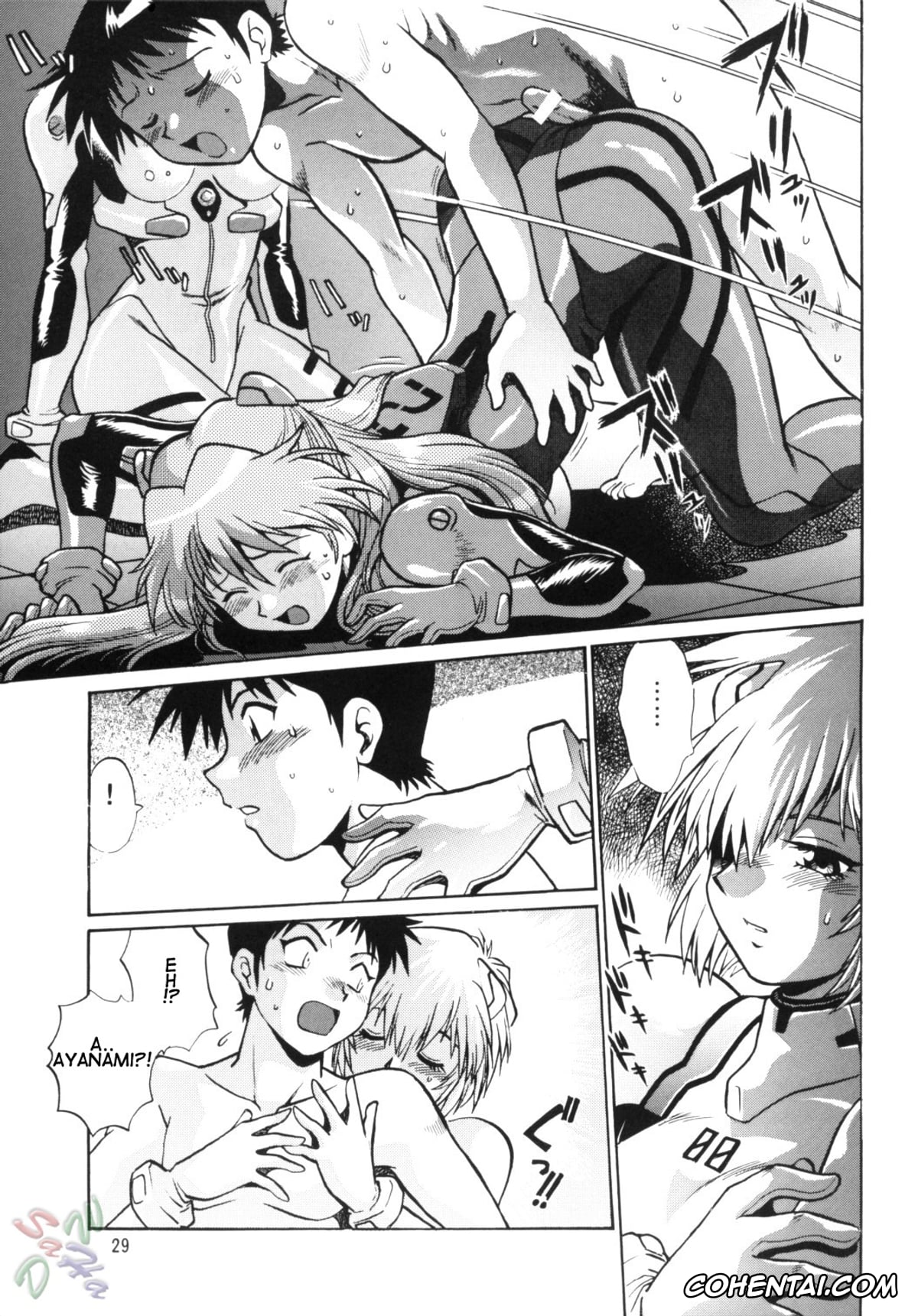 Neon Genesis Evangelion porno, Asuka Langley Soryu porno, Rei Ayanami porno, Shinji Ikari porno, Plug Suit Fetish Vol. 2 (Neon Genesis Evangelion), pagina 29