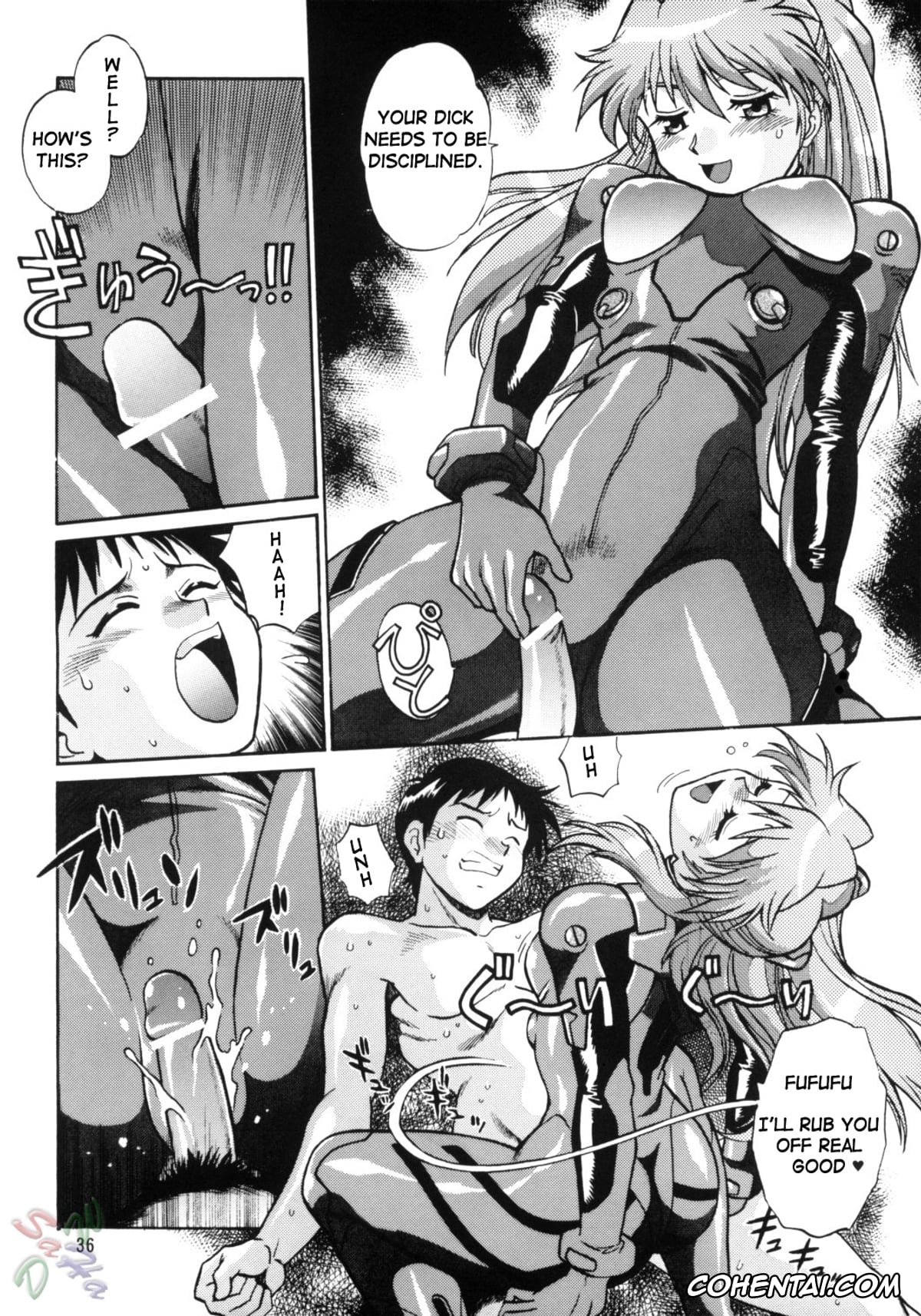 Neon Genesis Evangelion hentai, Asuka Langley Soryu hentai, Rei Ayanami hentai, Shinji Ikari hentai, Plug Suit Fetish Vol. 2 (Neon Genesis Evangelion), pagina 36