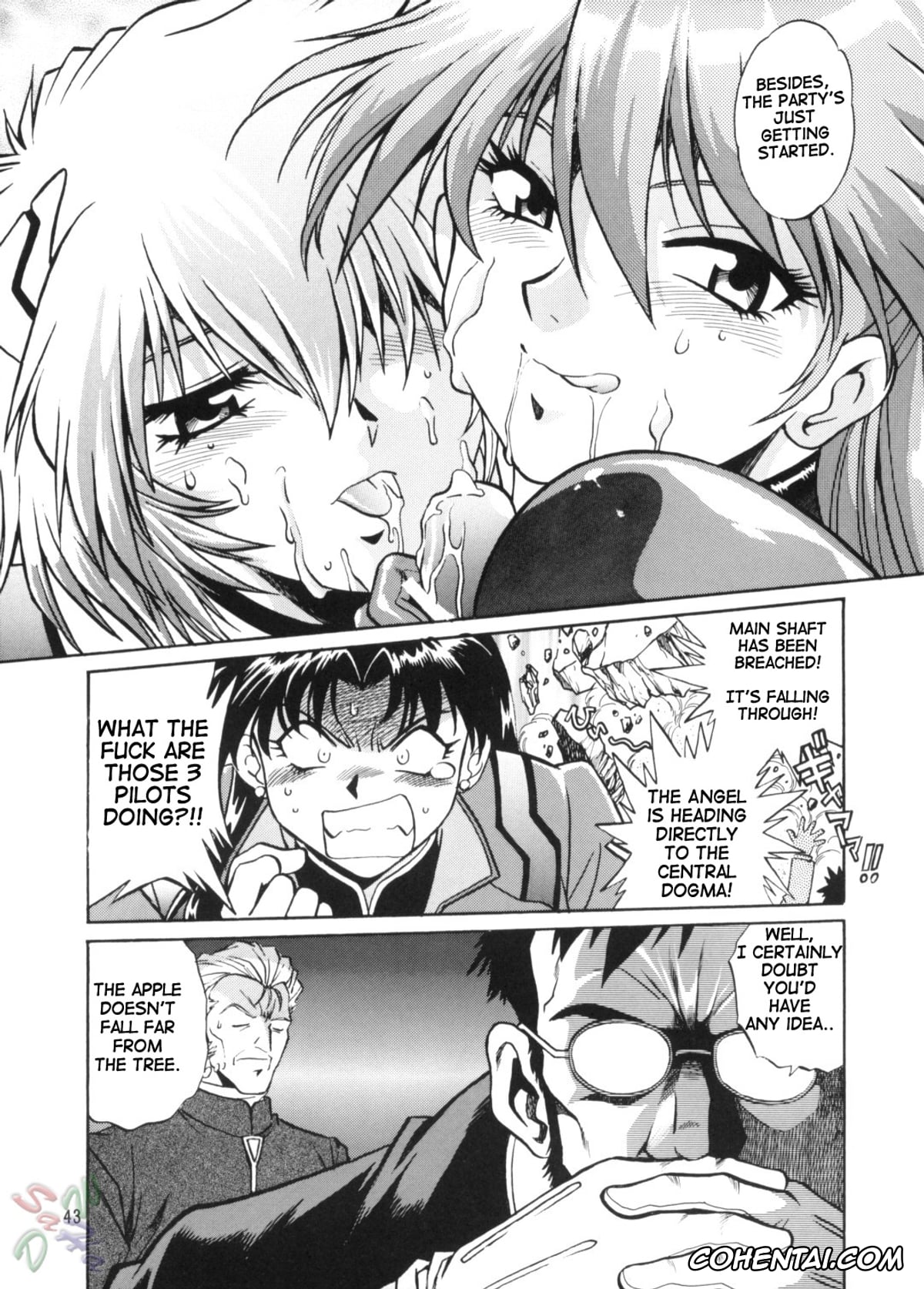 Neon Genesis Evangelion xxx, Asuka Langley Soryu xxx, Rei Ayanami xxx, Shinji Ikari xxx, Plug Suit Fetish Vol. 2 (Neon Genesis Evangelion), pagina 43