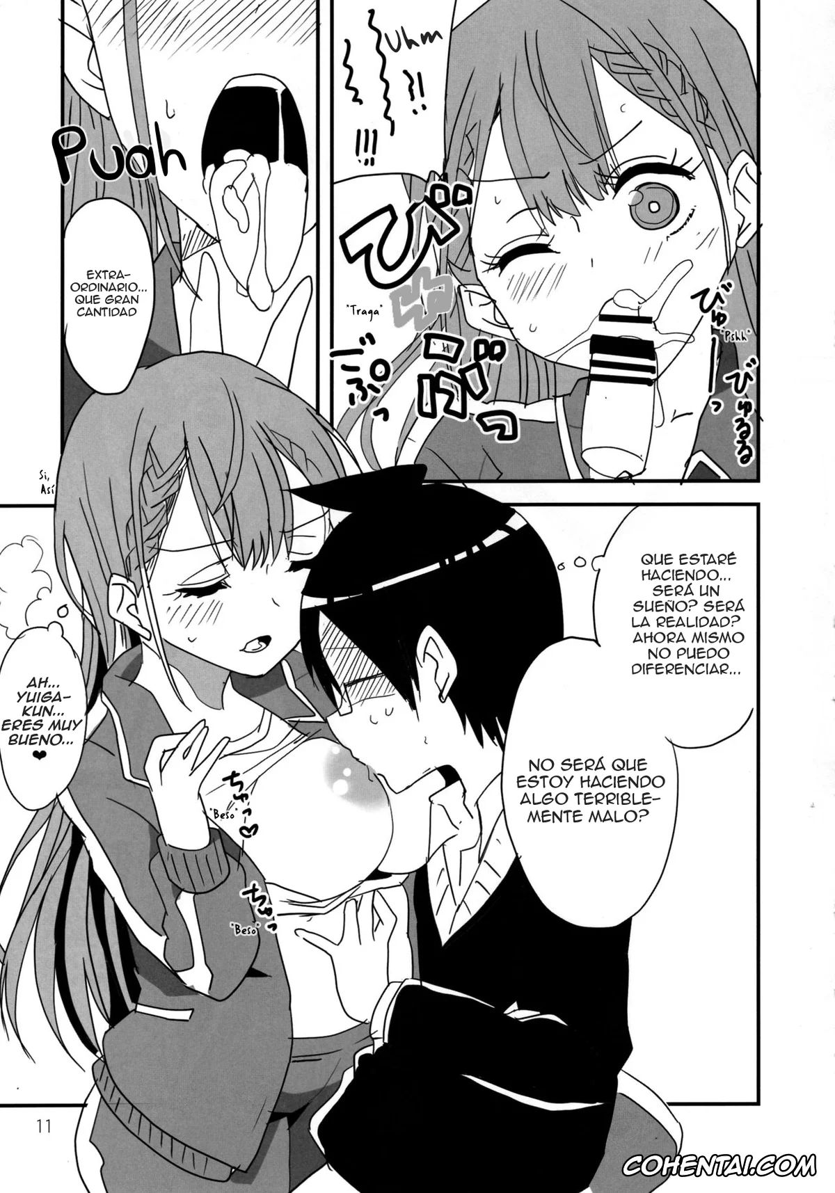 Bokutachi wa Benkyou ga Dekinai porno, Mafuyu Kirisu porno, Nariyuki Yuiga porno, Bokutachi wa Yoru no Benkyou ga Dekinai (Bokutachi wa Benkyou ga Dekinai), pagina 8