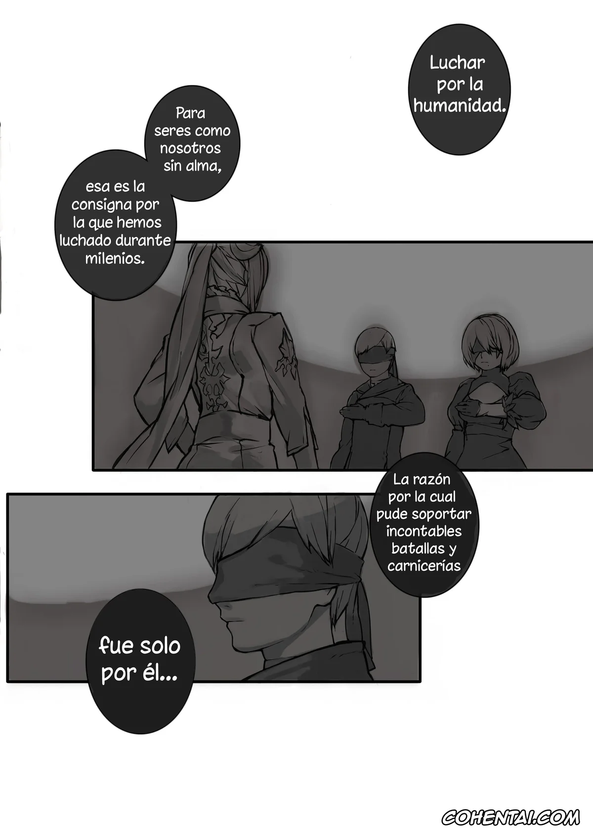 NieR:Automata hentai, Nier Automata hentai, 2B hentai, 9S hentai, Yorha Commander hentai, 9S2B (NieR:Automata), pagina 3