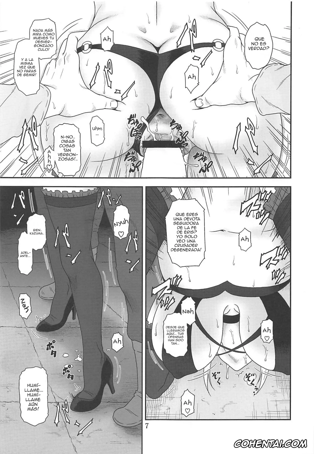 Kono Subarashii Sekai ni Syukufuku o! hentai, Darkness | Lalatina Ford Dustiness hentai, Kazuma Satou hentai, Trouble Darkness 2 (Kono Subarashii Sekai ni Syukufuku o!), pagina 6