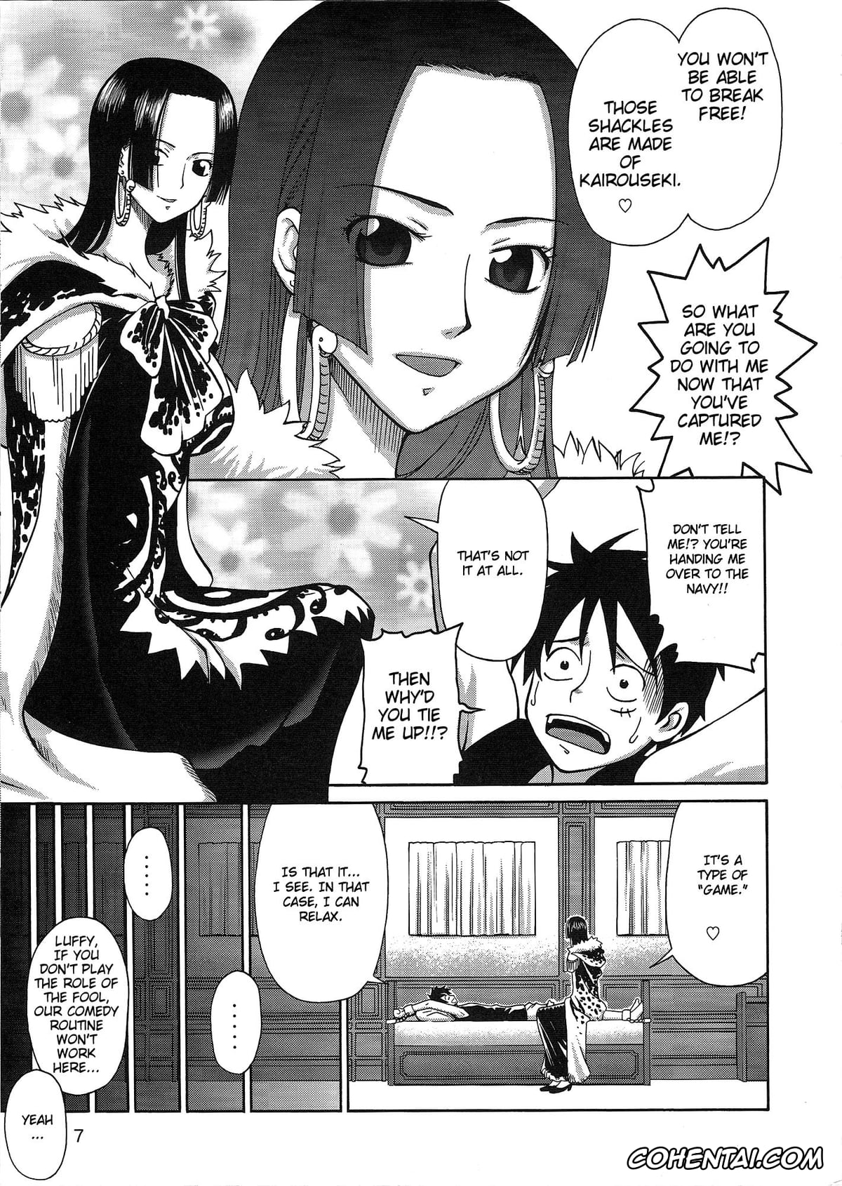 One Piece hentai, Boa Hancock hentai, Monkey D. Luffy hentai, Love² Hurricane!! (One Piece), pagina 6