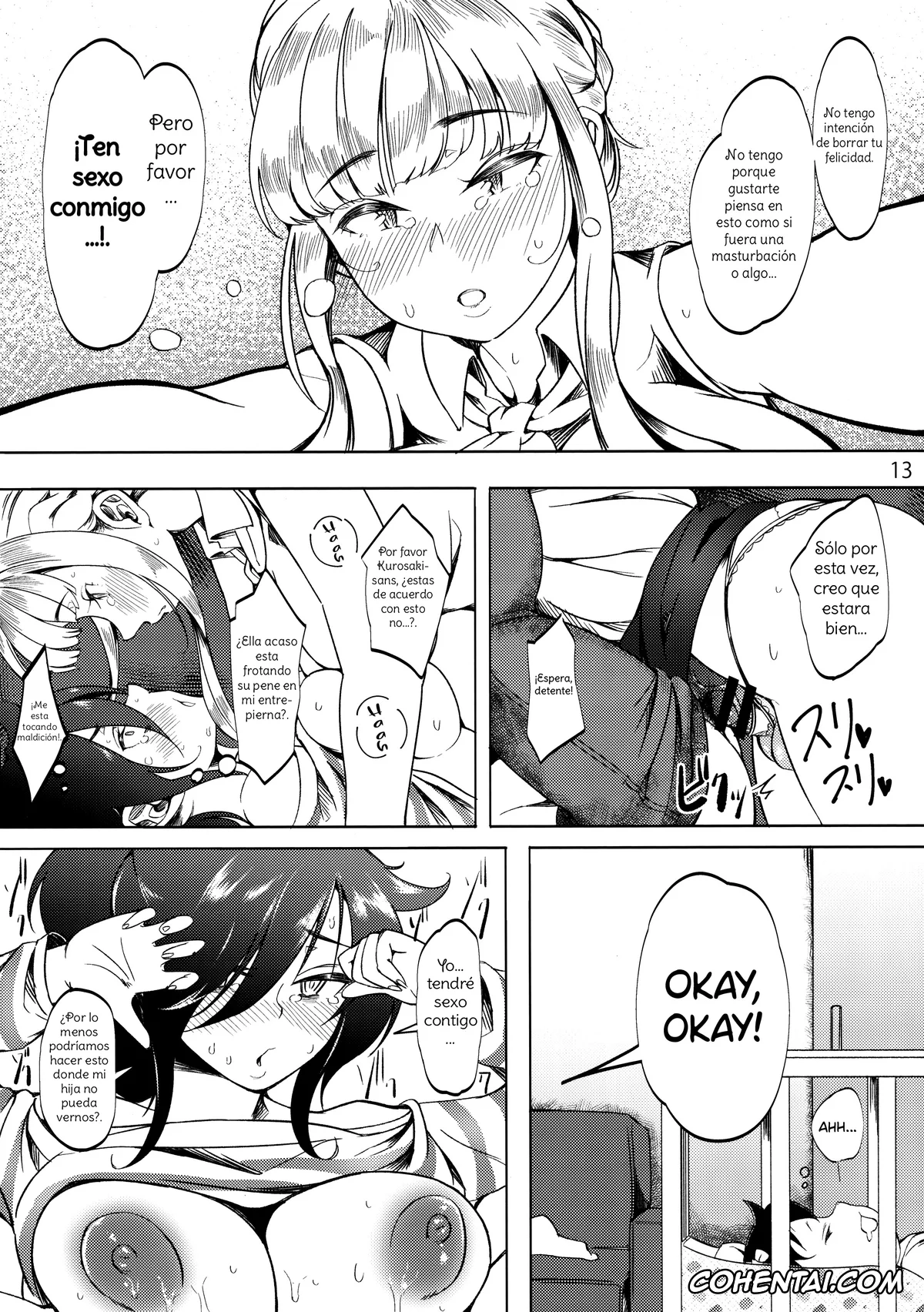 Watashi ga Motenai no wa Dou Kangaetemo Omaera ga Warui! hentai, Asuka Katou hentai, Tomoko Kuroki hentai, Tomoko Futanari Chinpo ni Ochita Hitozuma (Watashi ga Motenai no wa Dou Kangaetemo Omaera ga Warui!), pagina 12