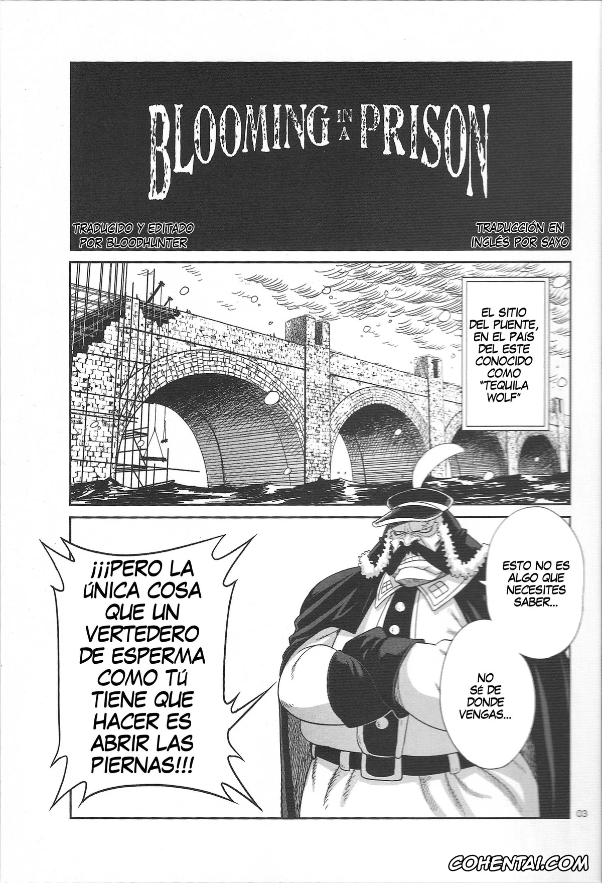 One Piece hentai, Nico Robin hentai, Blooming In A Prison (One Piece), pagina 3