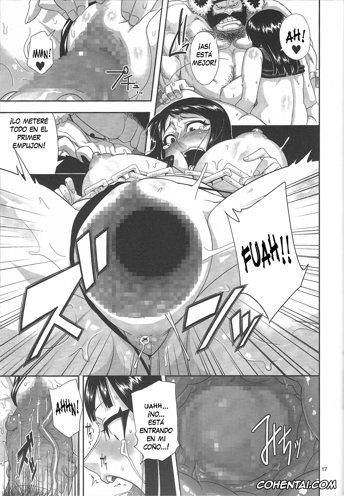 One Piece porno, Nico Robin porno, Blooming In A Prison (One Piece), pagina 17