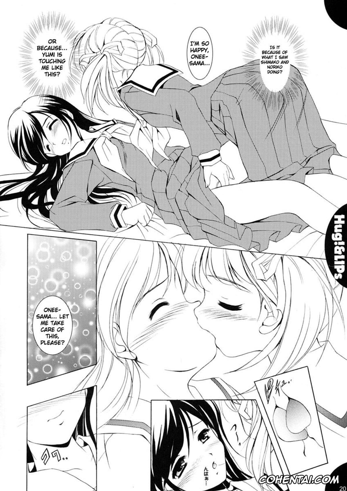 Maria-sama Ga Miteru xxx, Sachiko Ogasawara xxx, Touko Matsudaira xxx, Yumi Fukuzawa xxx, Hug!&LIPs (Maria-sama ga Miteru), pagina 19