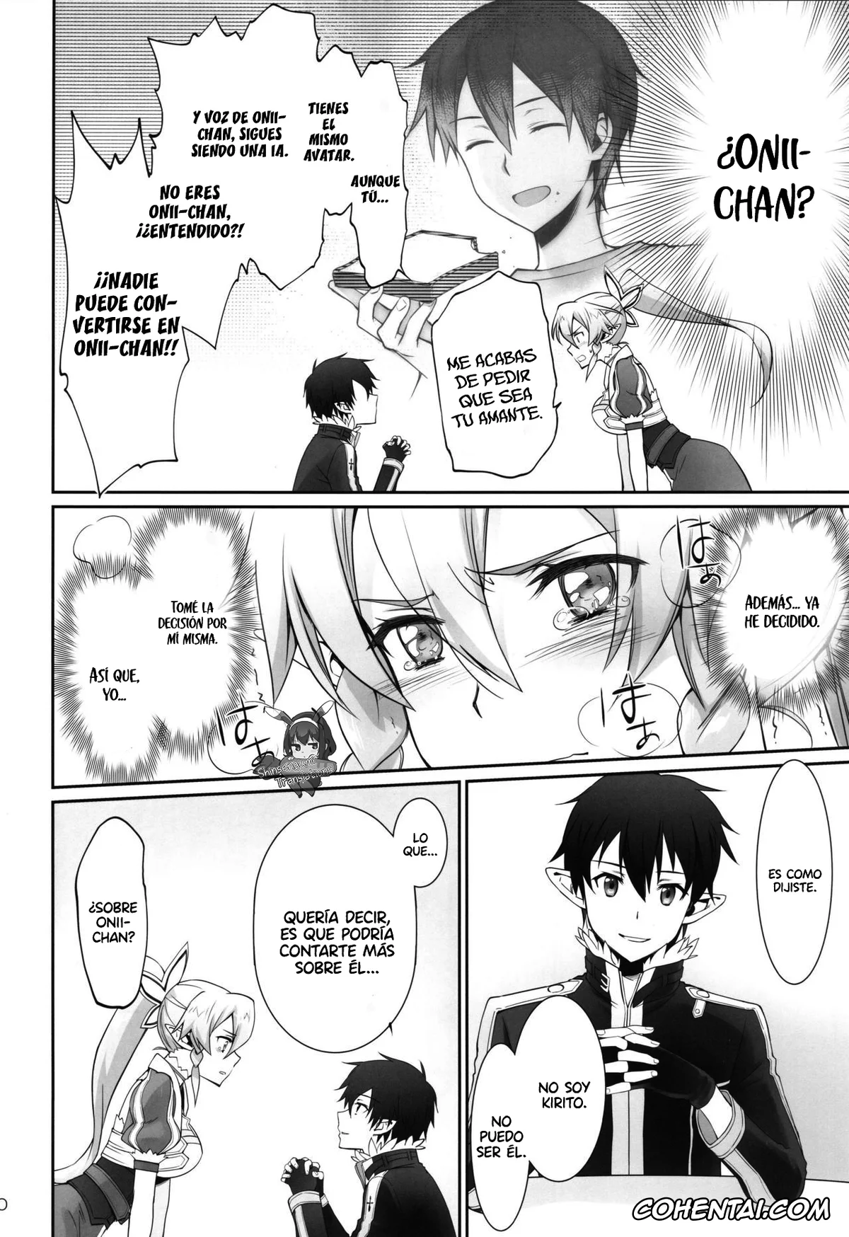 Sword Art Online xxx, Kazuto Kirigaya | Kirito xxx, Suguha Kirigaya xxx, irreversible reaction (Sword Art Online), pagina 19