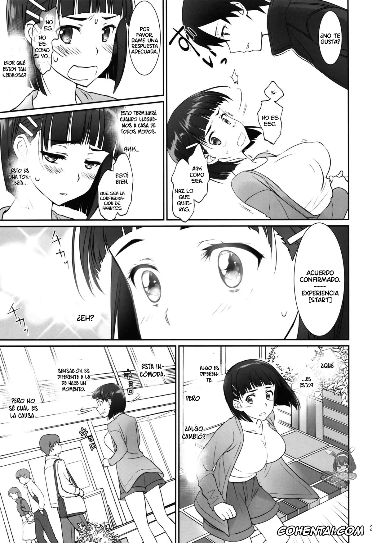 Sword Art Online xxx, Kazuto Kirigaya | Kirito xxx, Suguha Kirigaya xxx, irreversible reaction (Sword Art Online), pagina 22