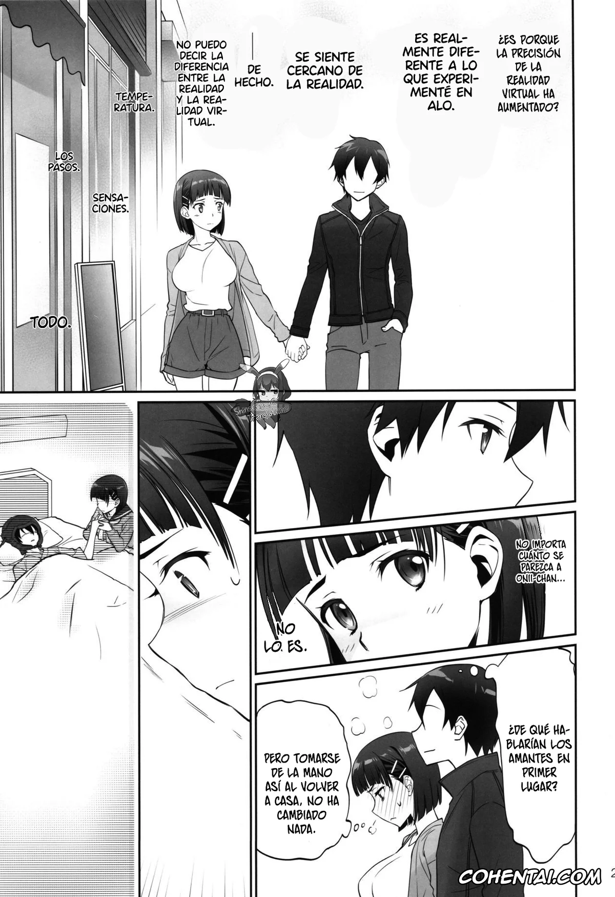 Sword Art Online hentai, Kazuto Kirigaya | Kirito hentai, Suguha Kirigaya hentai, irreversible reaction (Sword Art Online), pagina 24