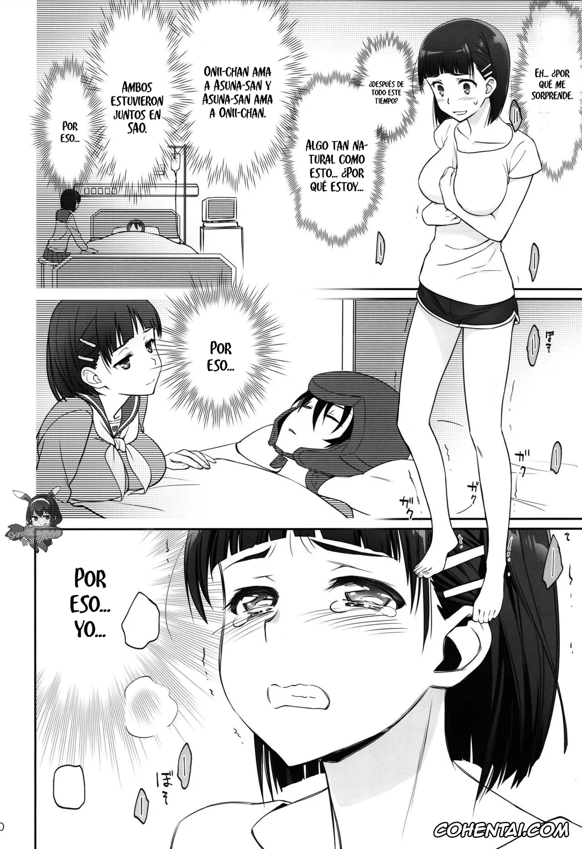 Sword Art Online hentai, Kazuto Kirigaya | Kirito hentai, Suguha Kirigaya hentai, irreversible reaction (Sword Art Online), pagina 39