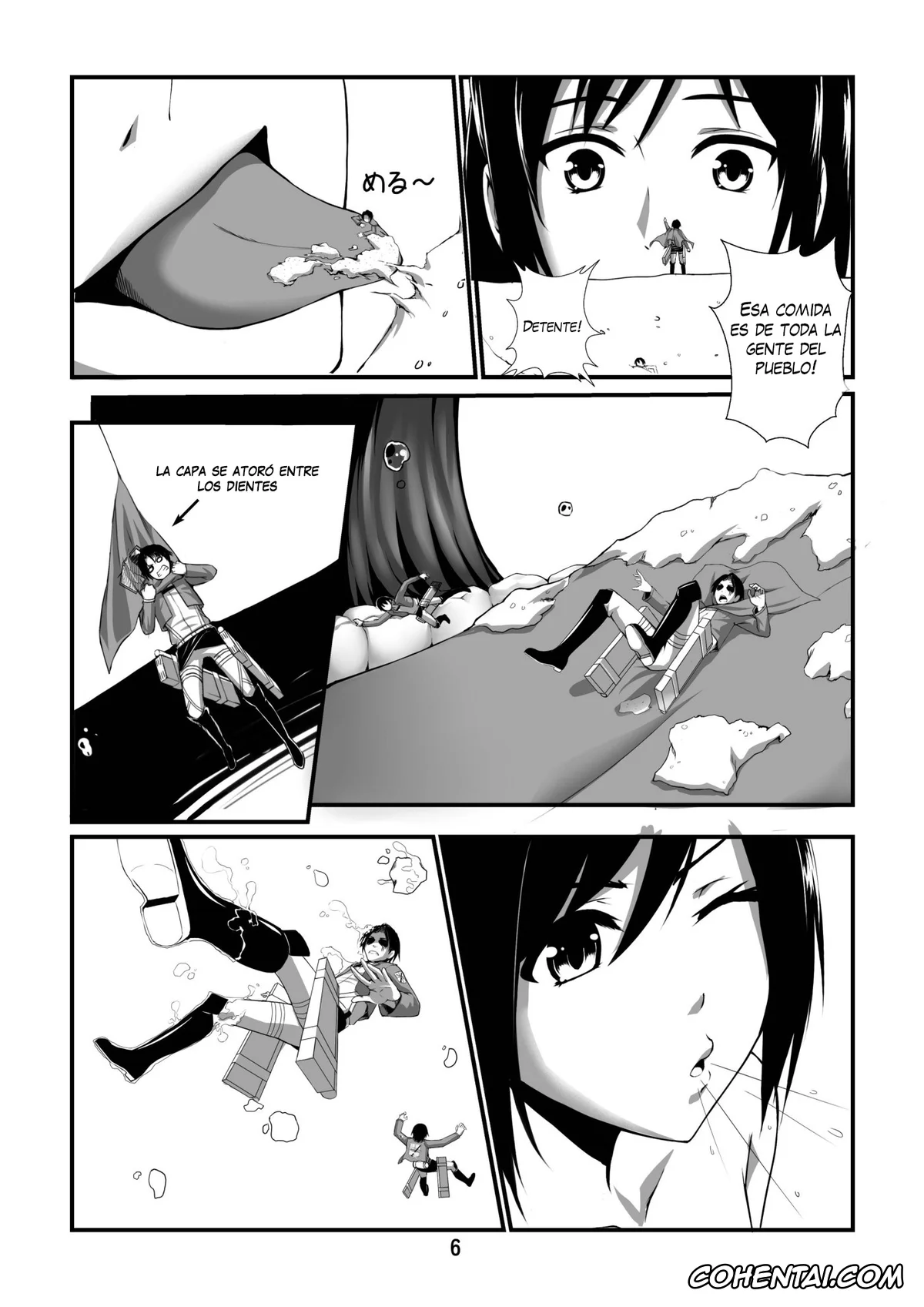 Shingeki No Kyojin | Attack On Titan porno, Eren Jaeger porno, Mikasa Ackerman porno, Sasha Blouse porno, Shingeki no Yoku Onna (Shingeki no Kyojin), pagina 8
