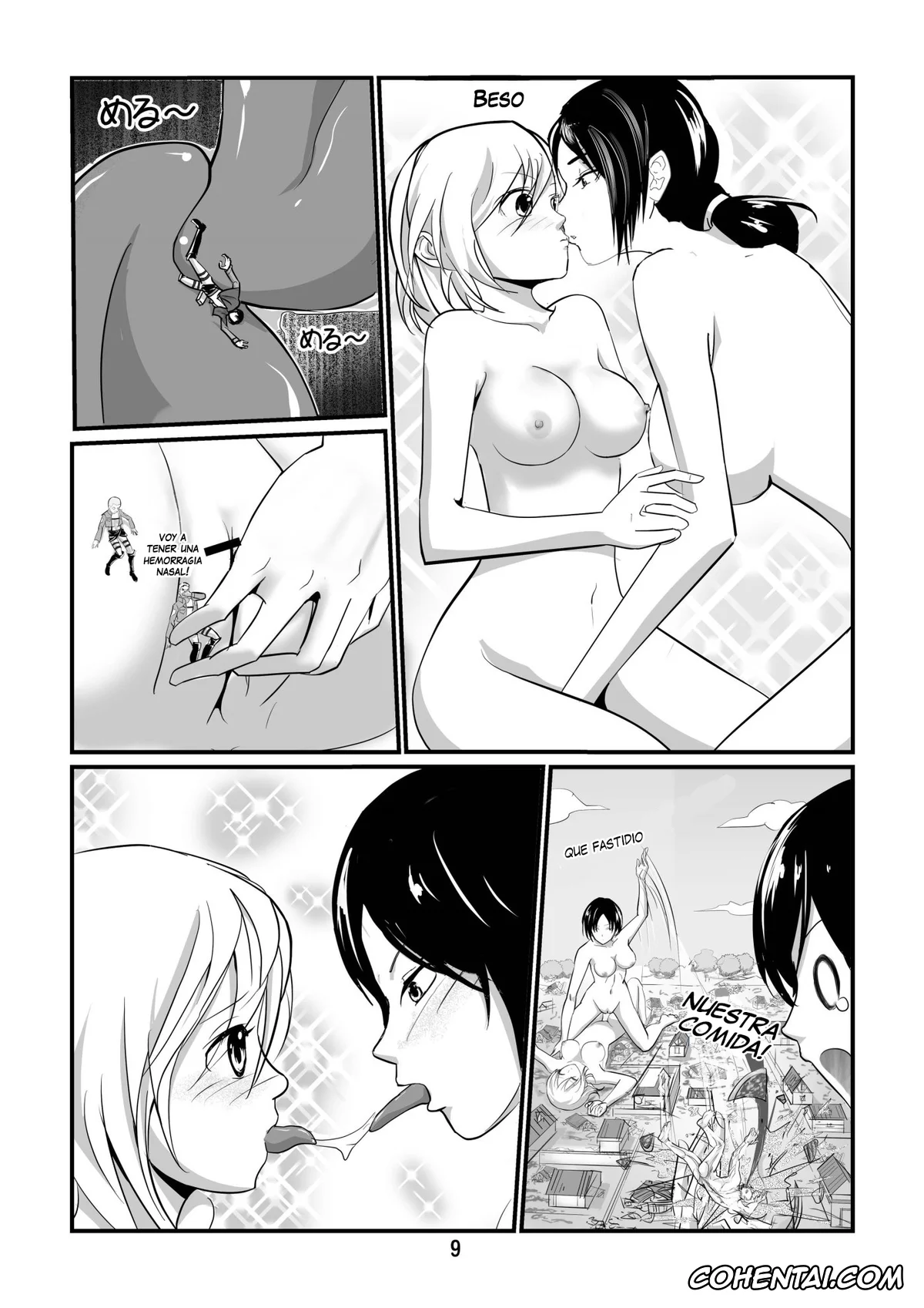 Shingeki No Kyojin | Attack On Titan porno, Eren Jaeger porno, Mikasa Ackerman porno, Sasha Blouse porno, Shingeki no Yoku Onna (Shingeki no Kyojin), pagina 11