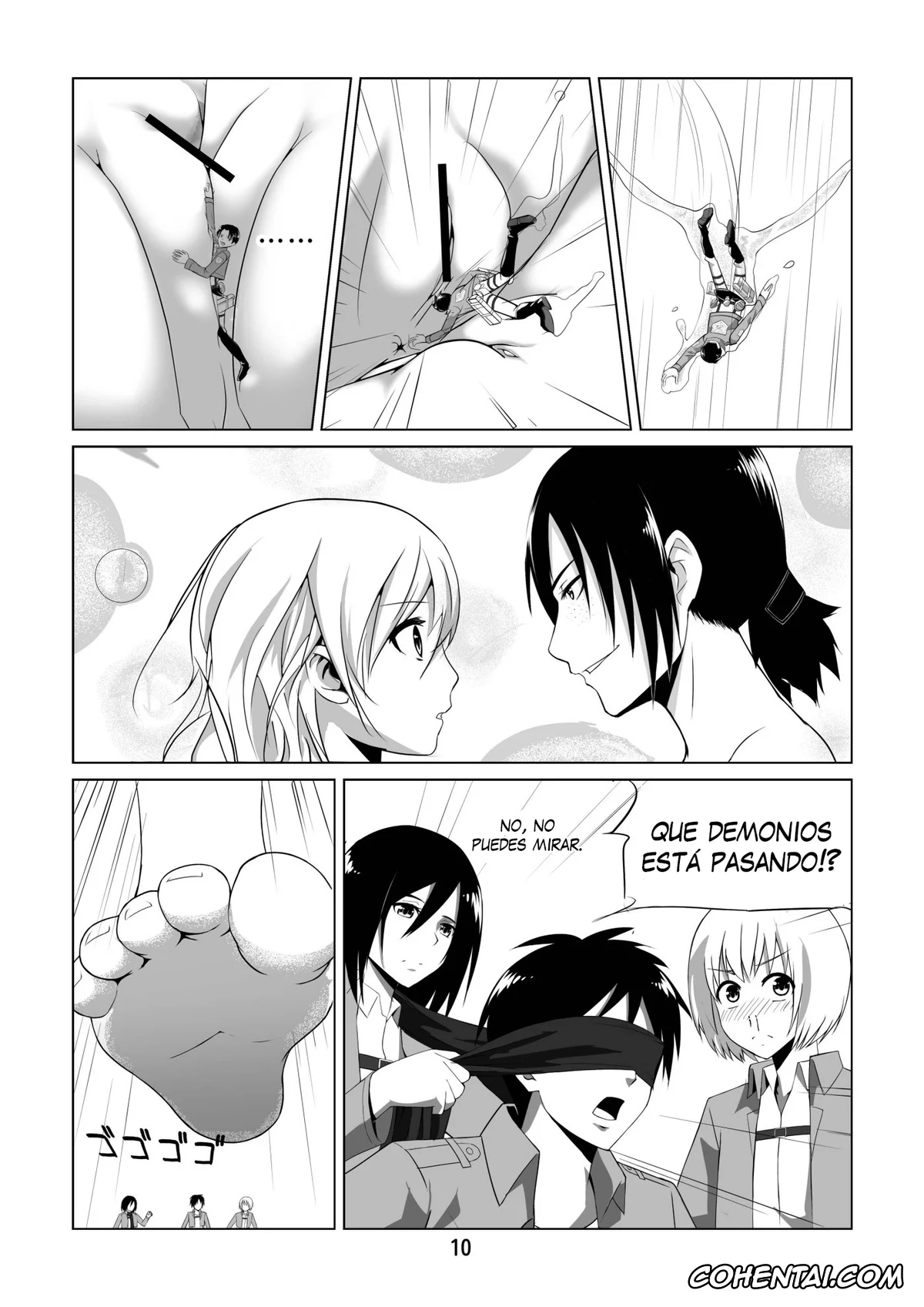 Shingeki No Kyojin | Attack On Titan hentai, Eren Jaeger hentai, Mikasa Ackerman hentai, Sasha Blouse hentai, Shingeki no Yoku Onna (Shingeki no Kyojin), pagina 12