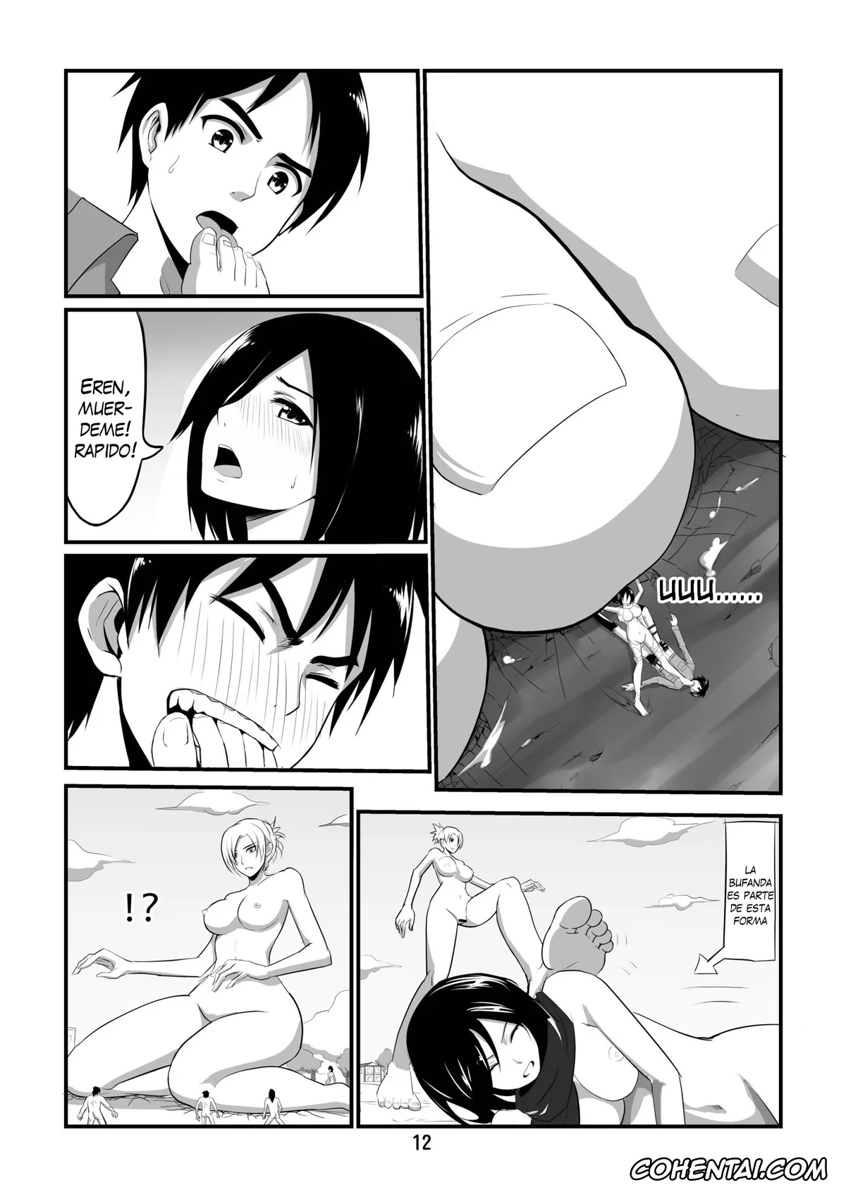 Shingeki No Kyojin | Attack On Titan porno, Eren Jaeger porno, Mikasa Ackerman porno, Sasha Blouse porno, Shingeki no Yoku Onna (Shingeki no Kyojin), pagina 14