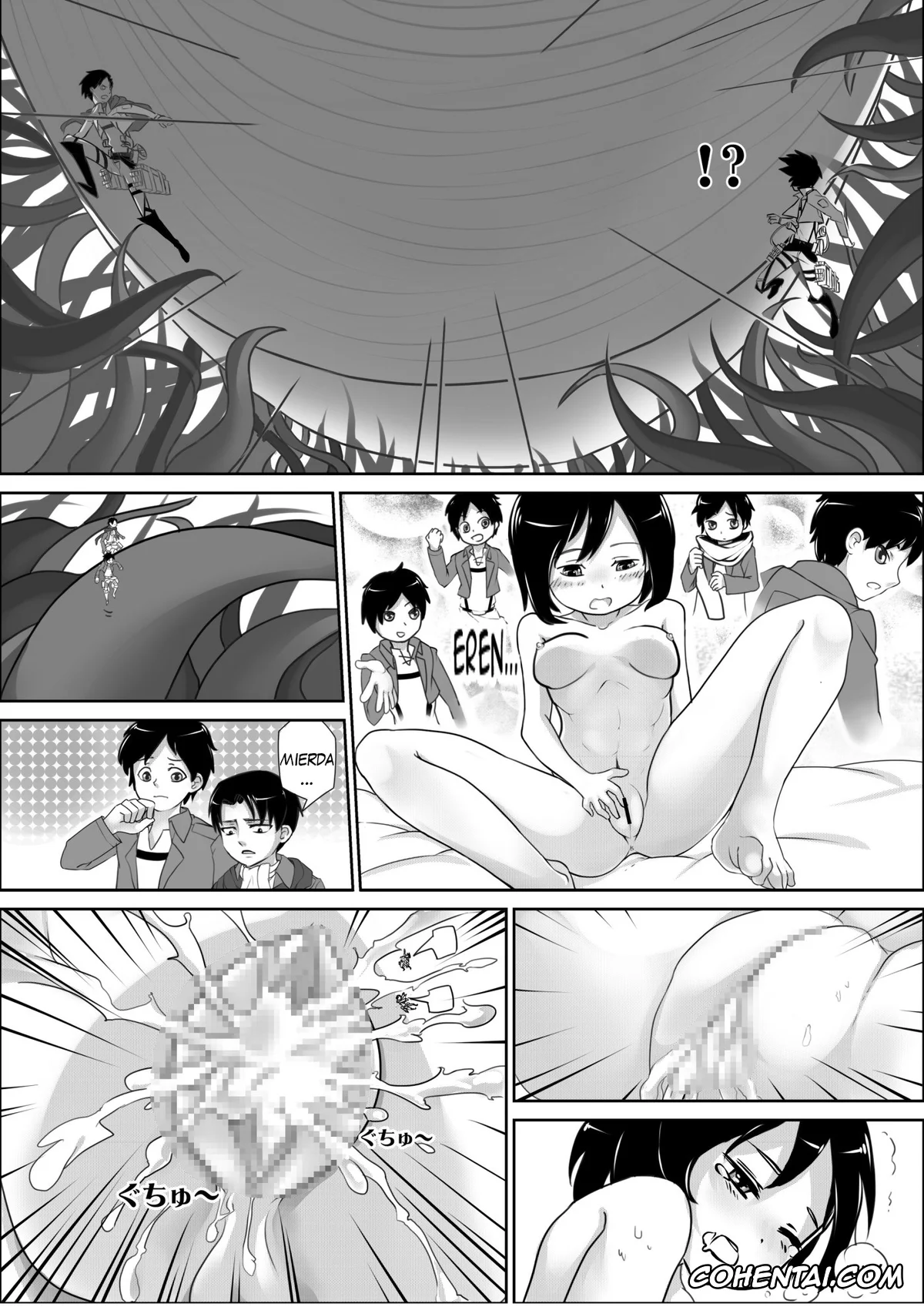 Shingeki No Kyojin | Attack On Titan hentai, Eren Jaeger hentai, Mikasa Ackerman hentai, Sasha Blouse hentai, Shingeki no Yoku Onna (Shingeki no Kyojin), pagina 21