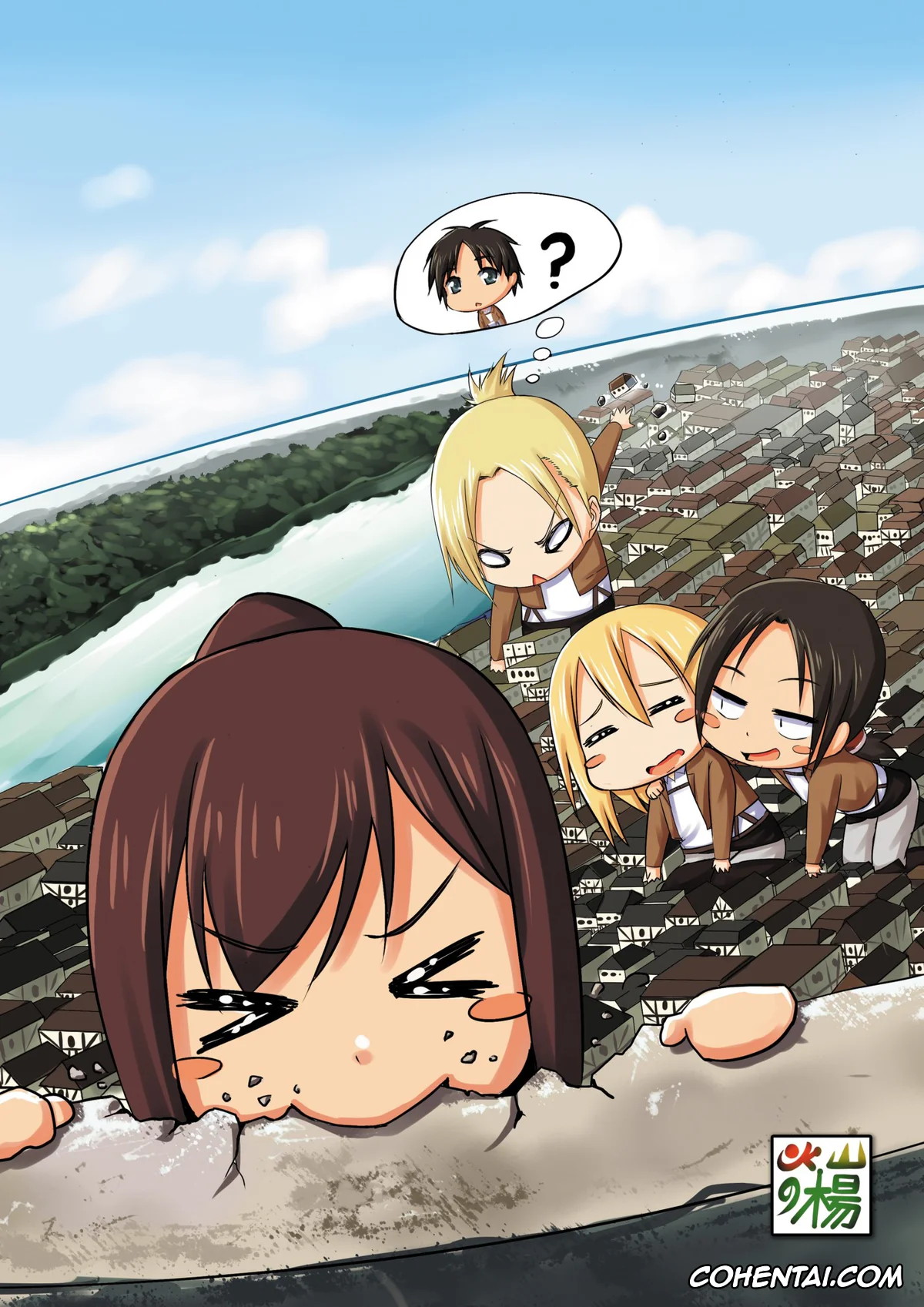 Shingeki No Kyojin | Attack On Titan hentai, Eren Jaeger hentai, Mikasa Ackerman hentai, Sasha Blouse hentai, Shingeki no Yoku Onna (Shingeki no Kyojin), pagina 24