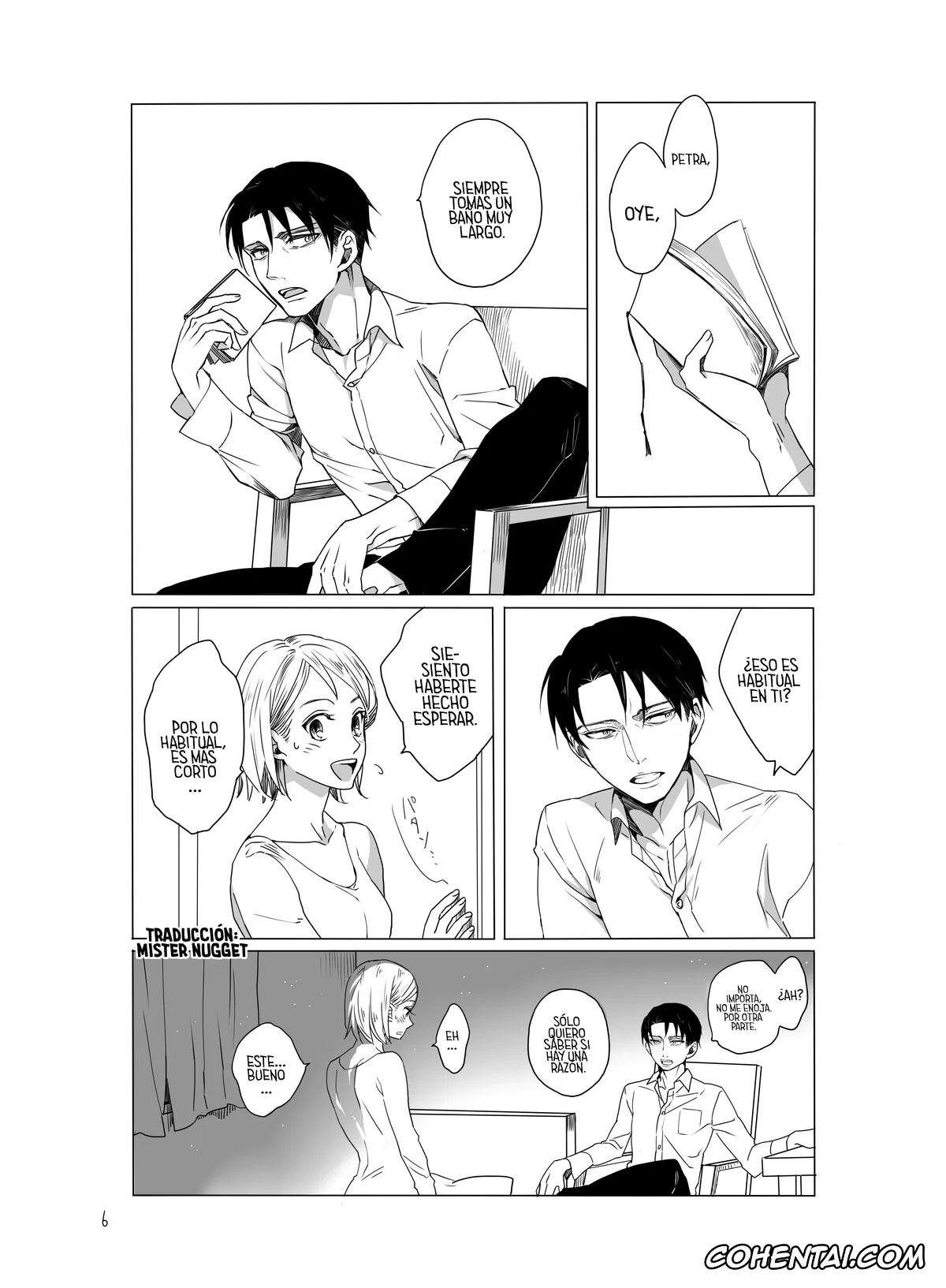 Shingeki No Kyojin | Attack On Titan xxx, Levi Ackerman xxx, Petra Ral xxx, Me Agitan Tus Verdaderas Intenciones Que Me Humedecen (B1325039) (V2) (Shingeki no Kyojin), pagina 4