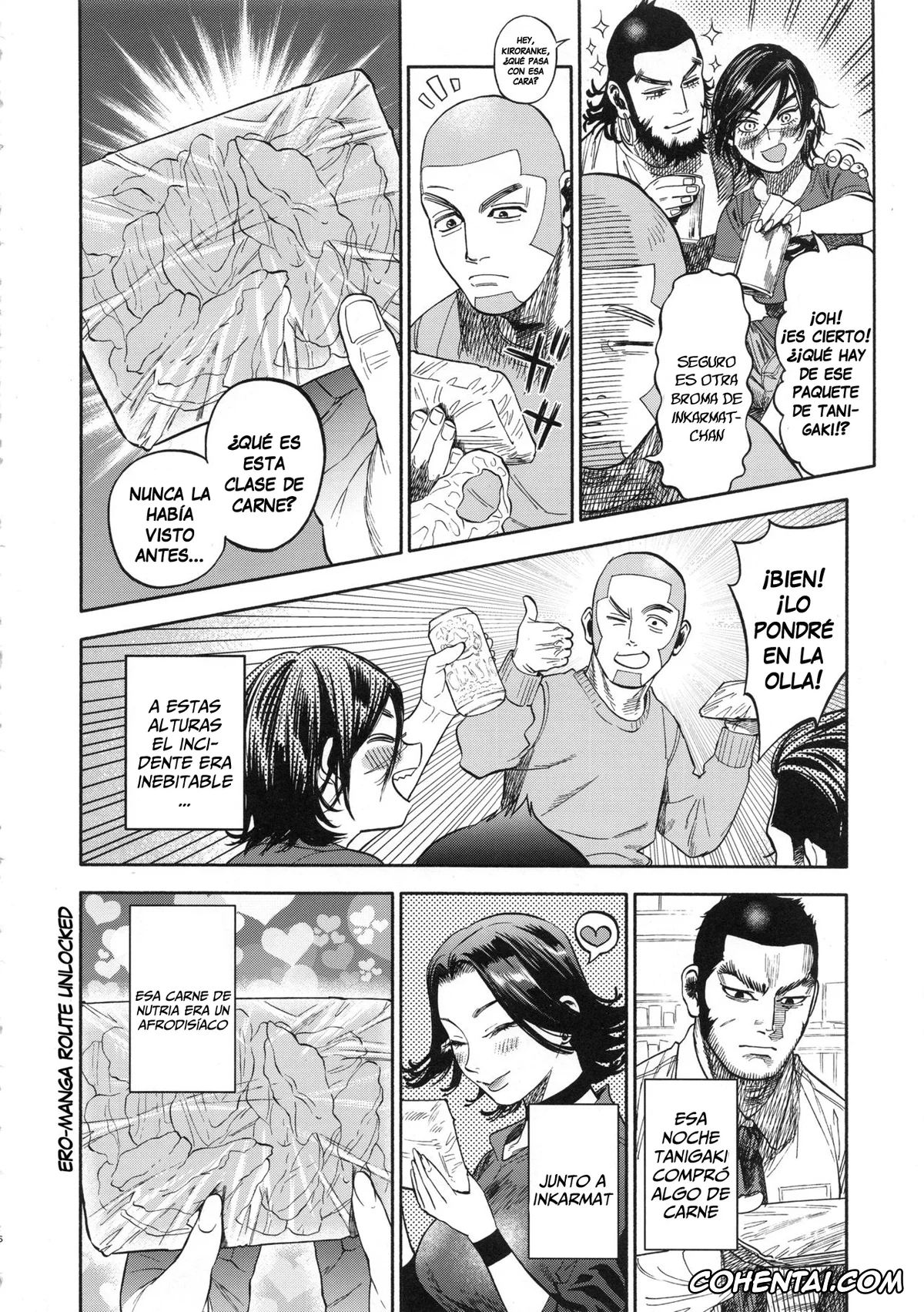 Golden Kamuy porno, Hyakunosuke Ogata porno, Kiroranke porno, Saichi Sugimoto porno, Yoshitake Shiraishi porno, Sugimoto-san to Rakko Nabe Shiyou. (Golden Kamuy), pagina 5