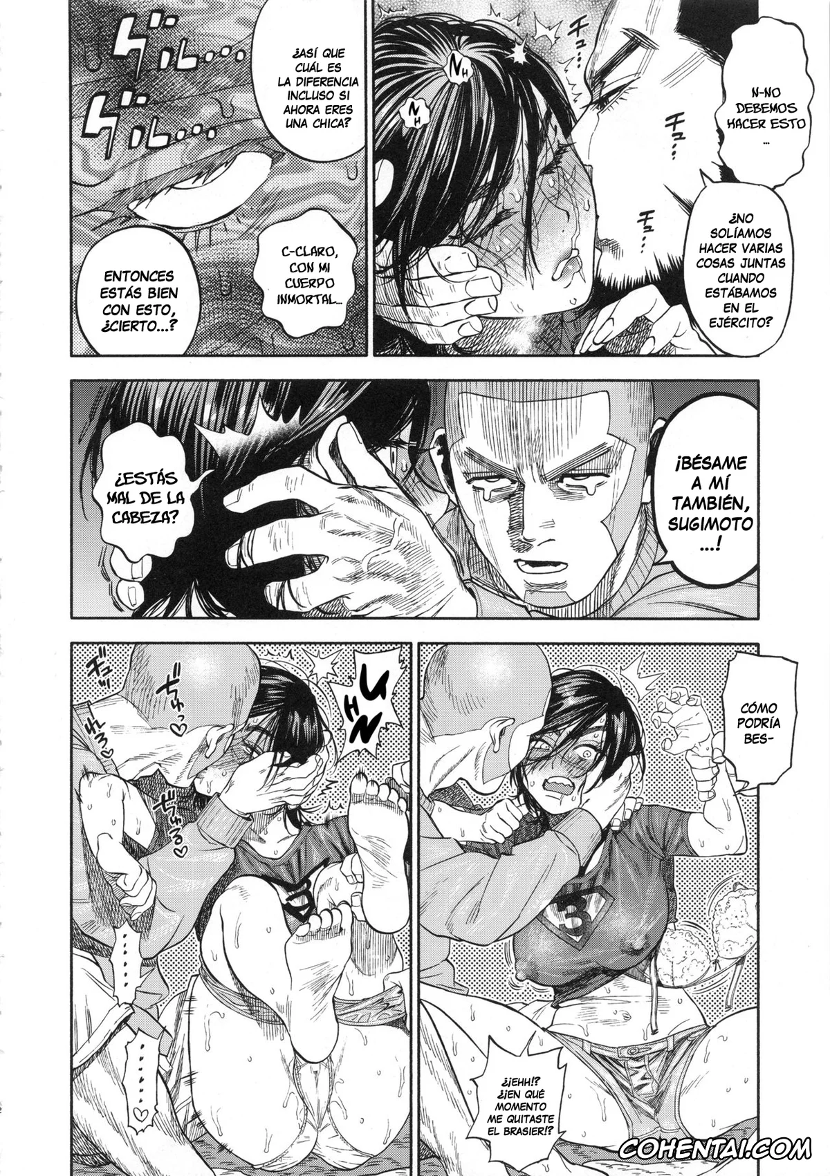 Golden Kamuy porno, Hyakunosuke Ogata porno, Kiroranke porno, Saichi Sugimoto porno, Yoshitake Shiraishi porno, Sugimoto-san to Rakko Nabe Shiyou. (Golden Kamuy), pagina 11