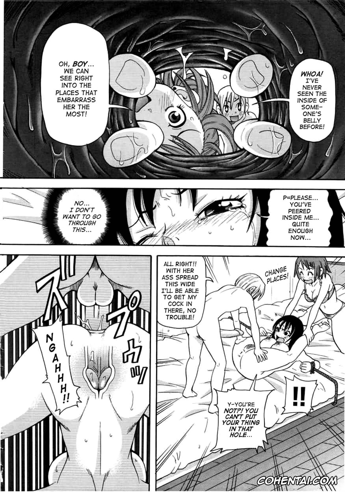 Manga porno, Tankoubon porno, Chou Monzetsu Curriculum, pagina 32