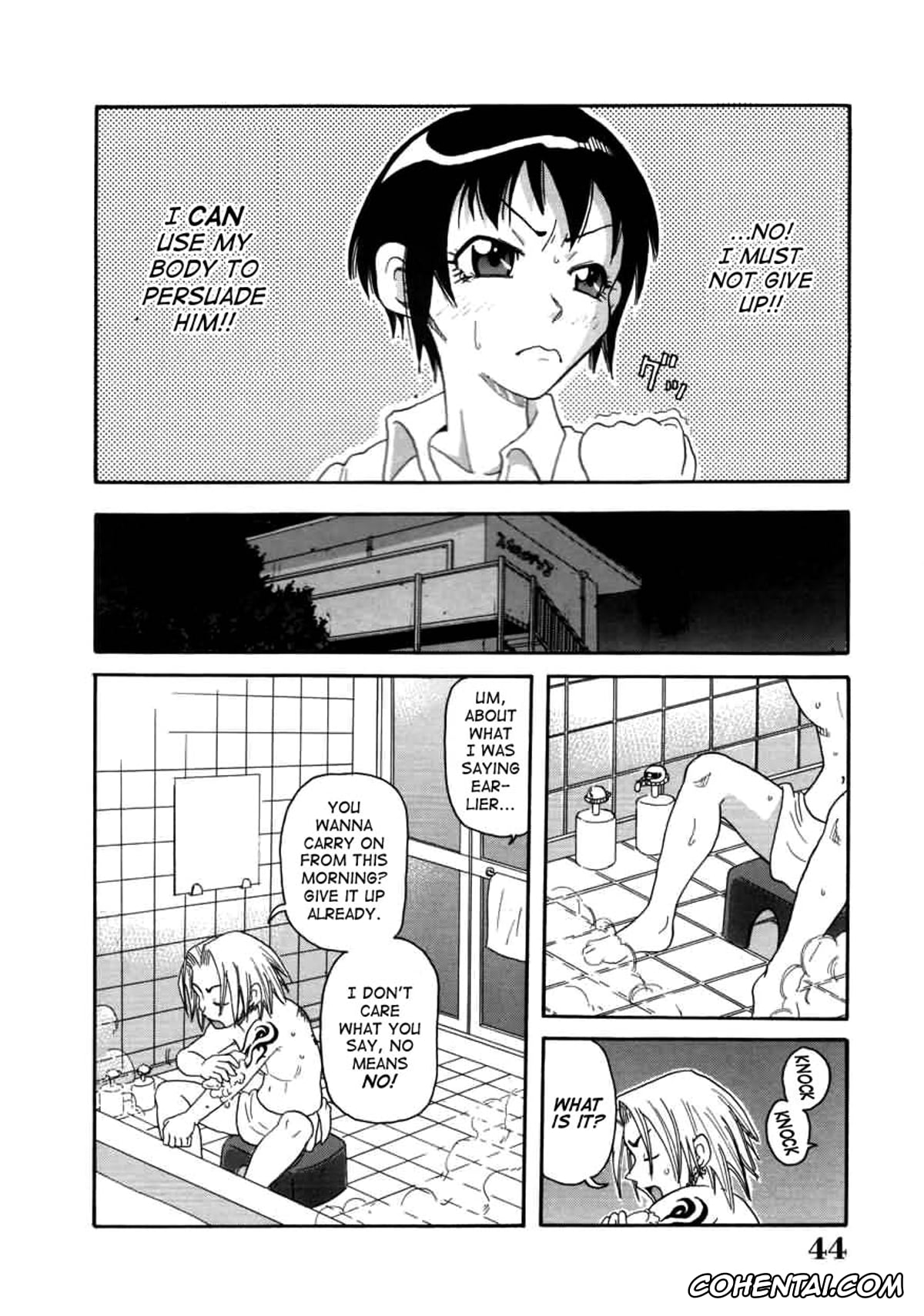 Manga porno, Tankoubon porno, Chou Monzetsu Curriculum, pagina 44