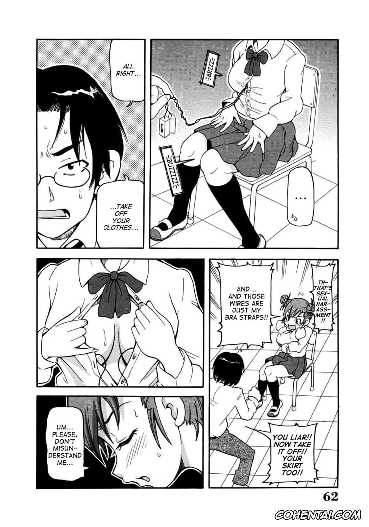 Manga porno, Tankoubon porno, Chou Monzetsu Curriculum, pagina 62