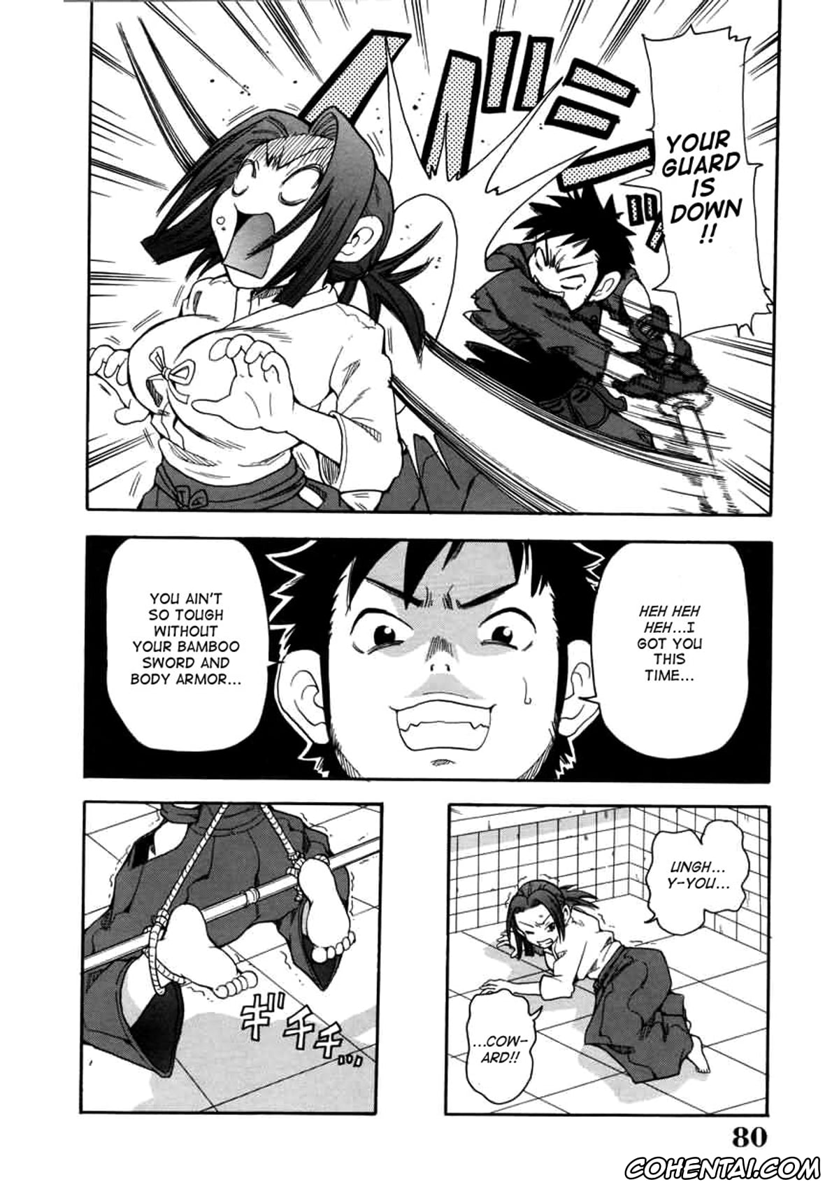 Manga porno, Tankoubon porno, Chou Monzetsu Curriculum, pagina 80
