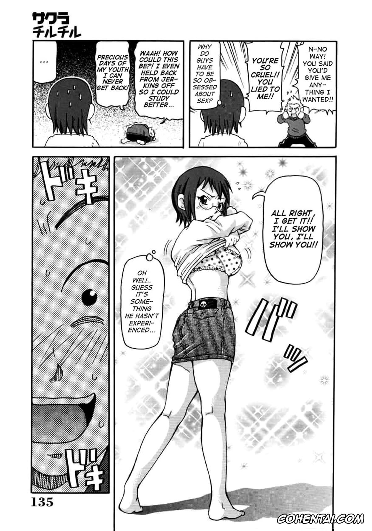 Manga hentai, Tankoubon hentai, Chou Monzetsu Curriculum, pagina 135
