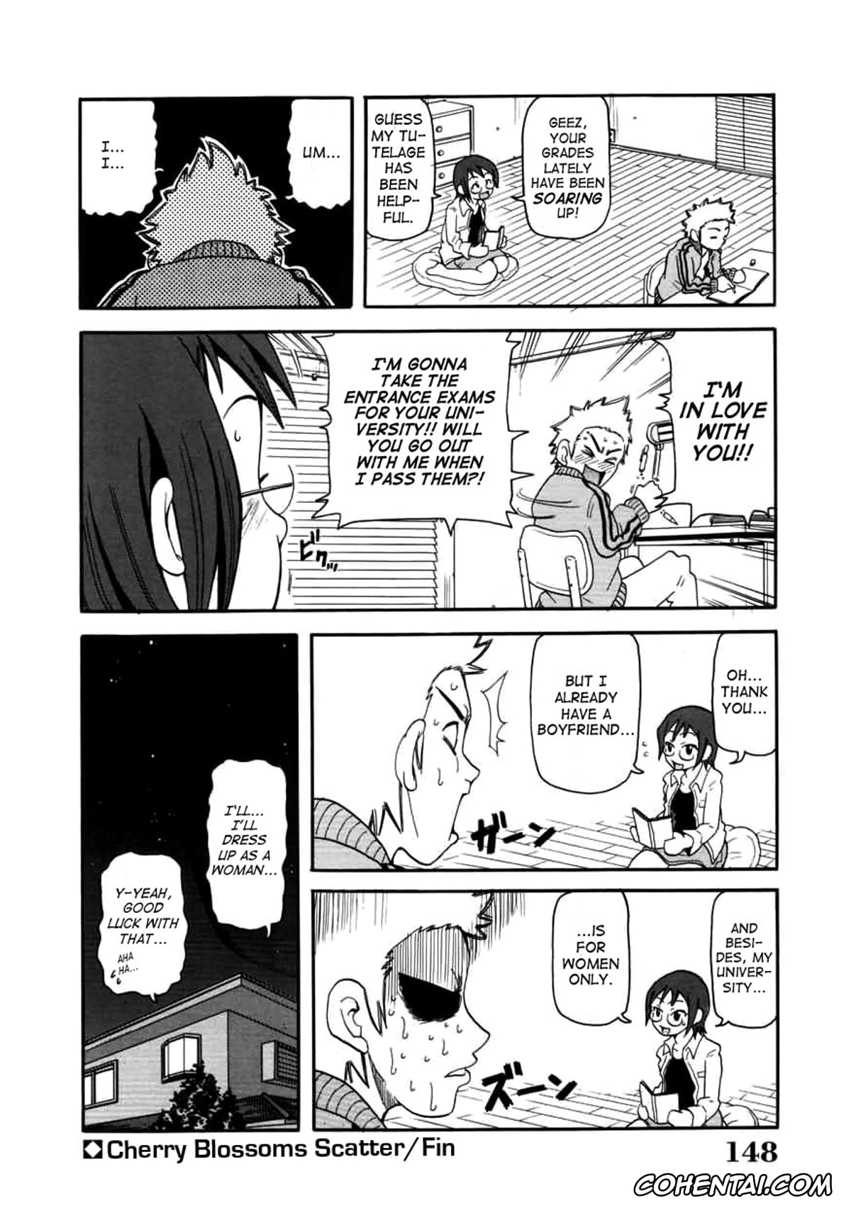Manga xxx, Tankoubon xxx, Chou Monzetsu Curriculum, pagina 148