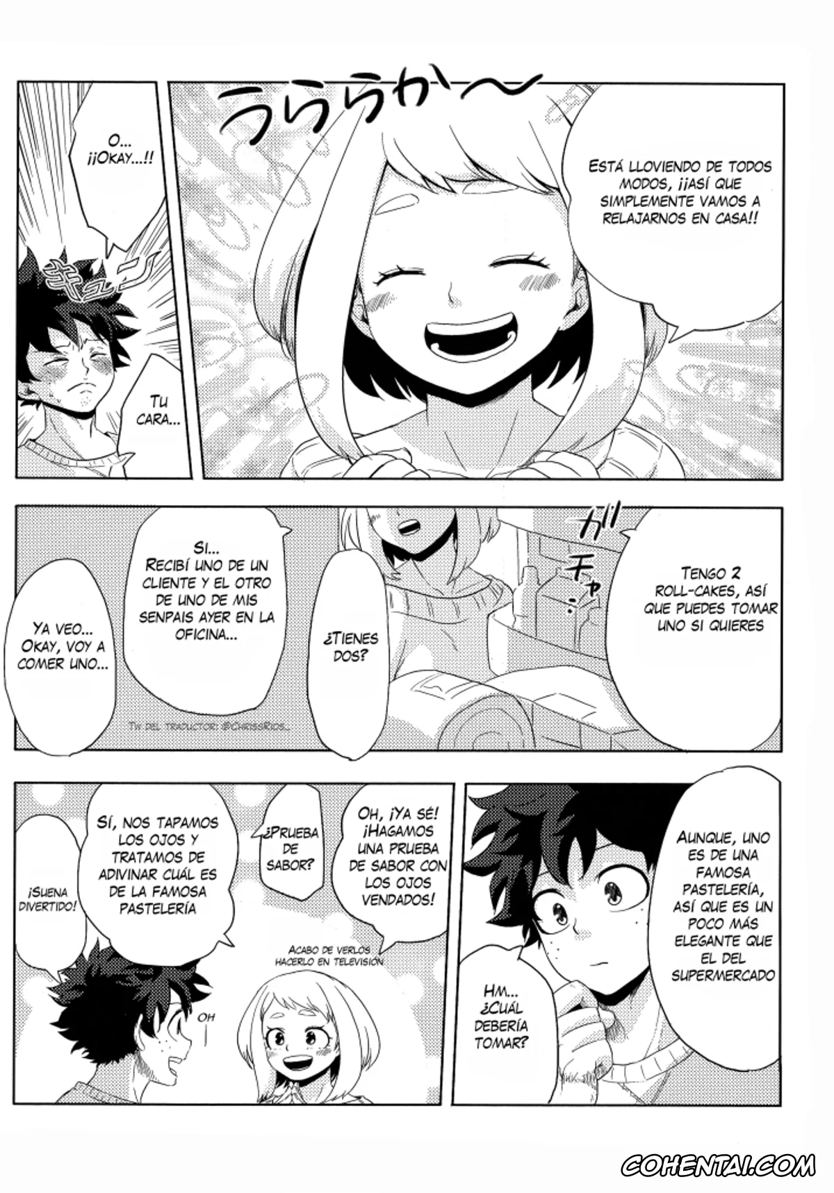 My Hero Academia | Boku No Hero Academia xxx, Izuku Midoriya xxx, Ochako Uraraka xxx, Mekakushi Tea Time (Boku no Hero Academia), pagina 4