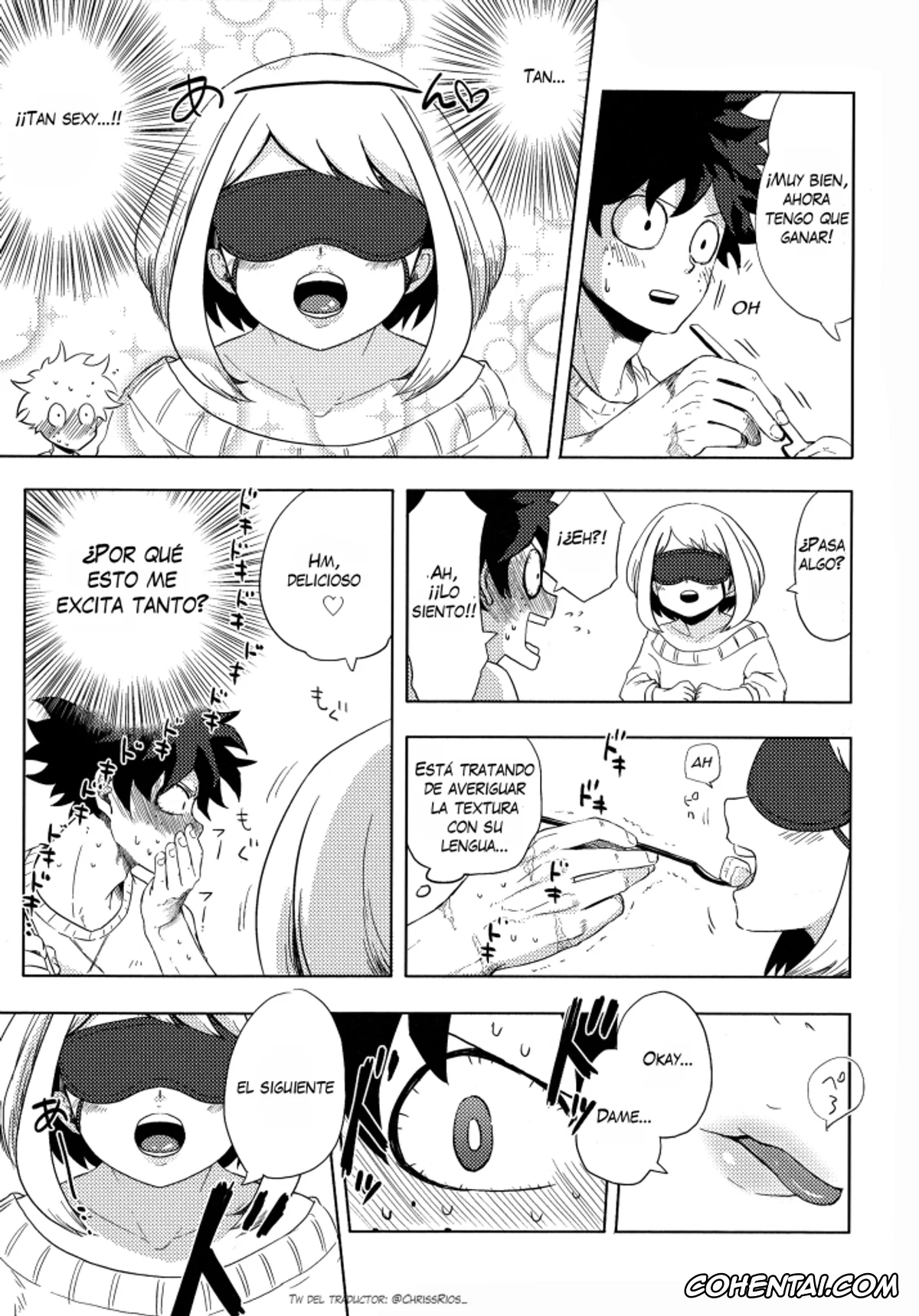 My Hero Academia | Boku No Hero Academia hentai, Izuku Midoriya hentai, Ochako Uraraka hentai, Mekakushi Tea Time (Boku no Hero Academia), pagina 6